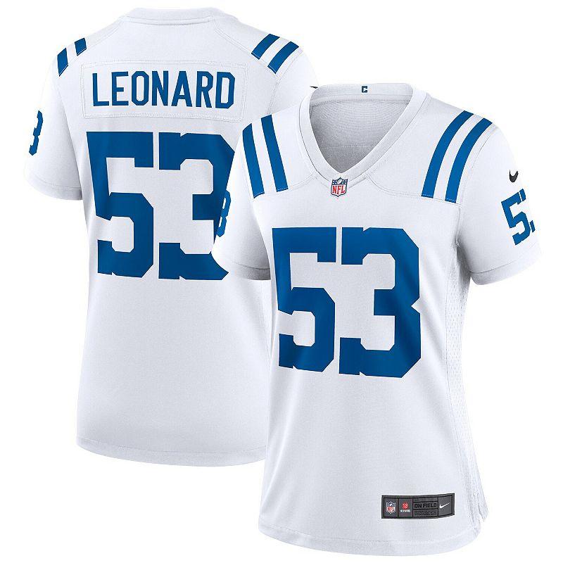 Women's Nike Shaquille Leonard White Indianapolis Colts Game Player Jersey, Size: Medium Product Image