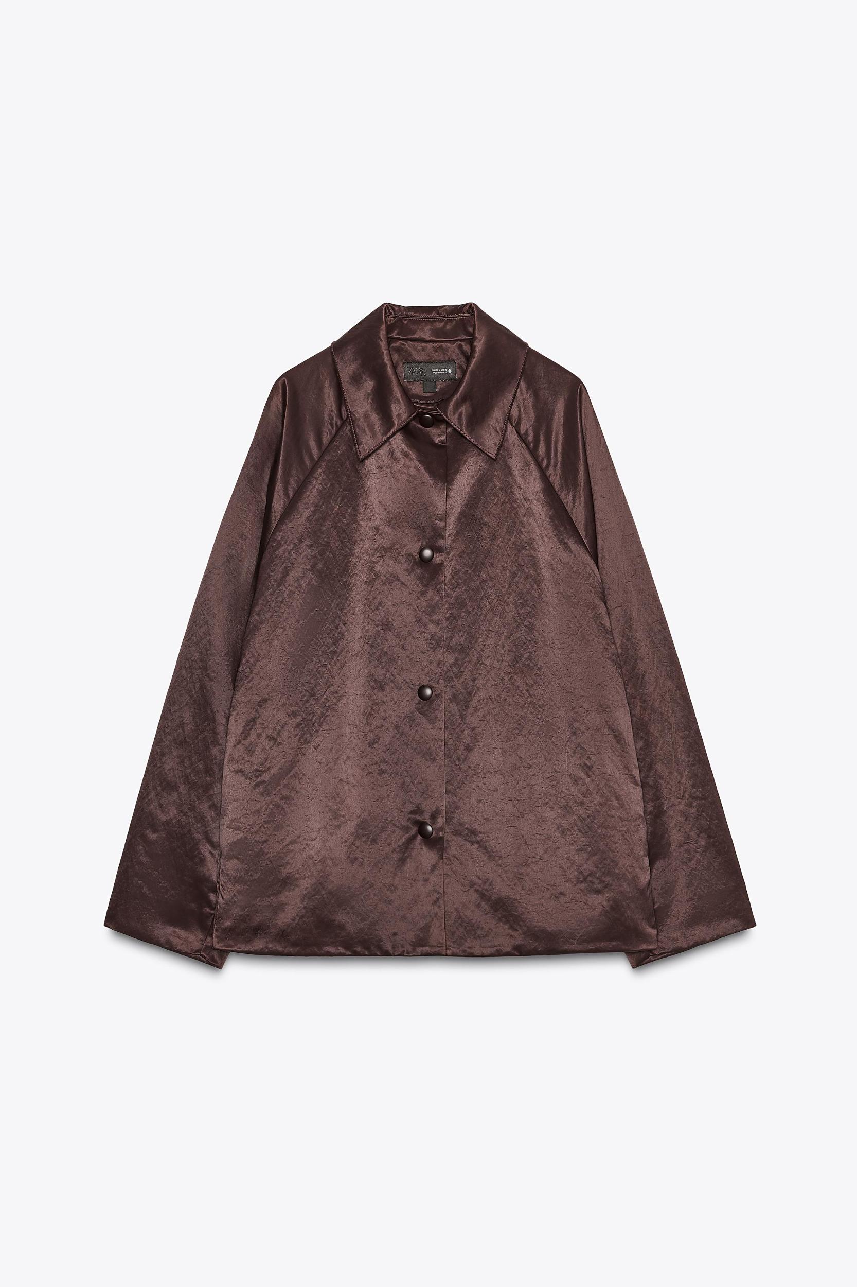 ZW COLLECTION SATIN JACKET Product Image