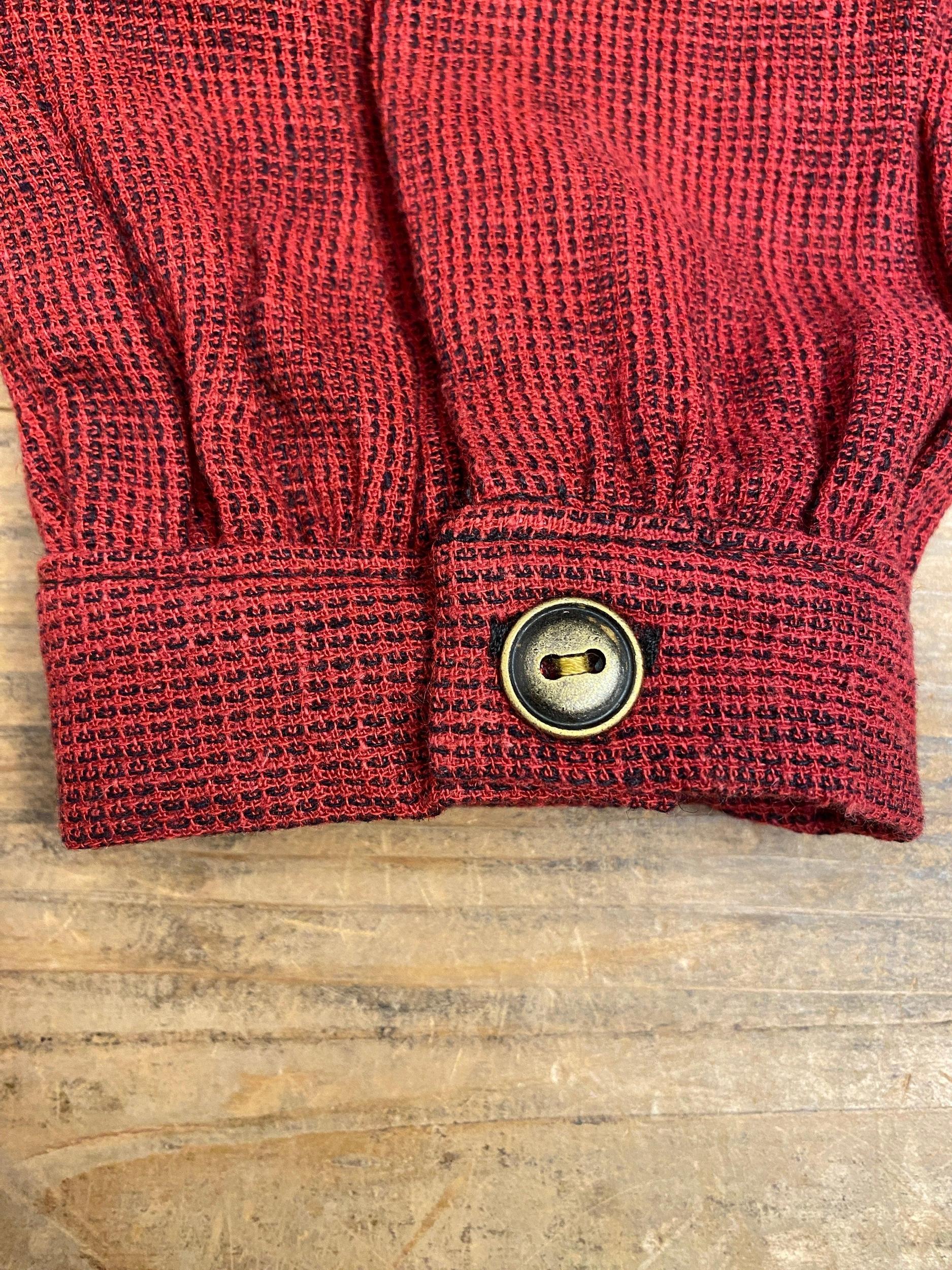 Jane Jacket in Ruby Checker Product Image