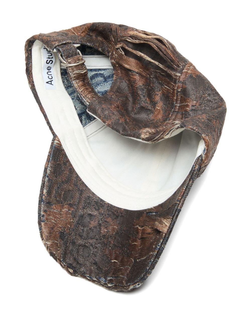 distressed monogram cap Product Image