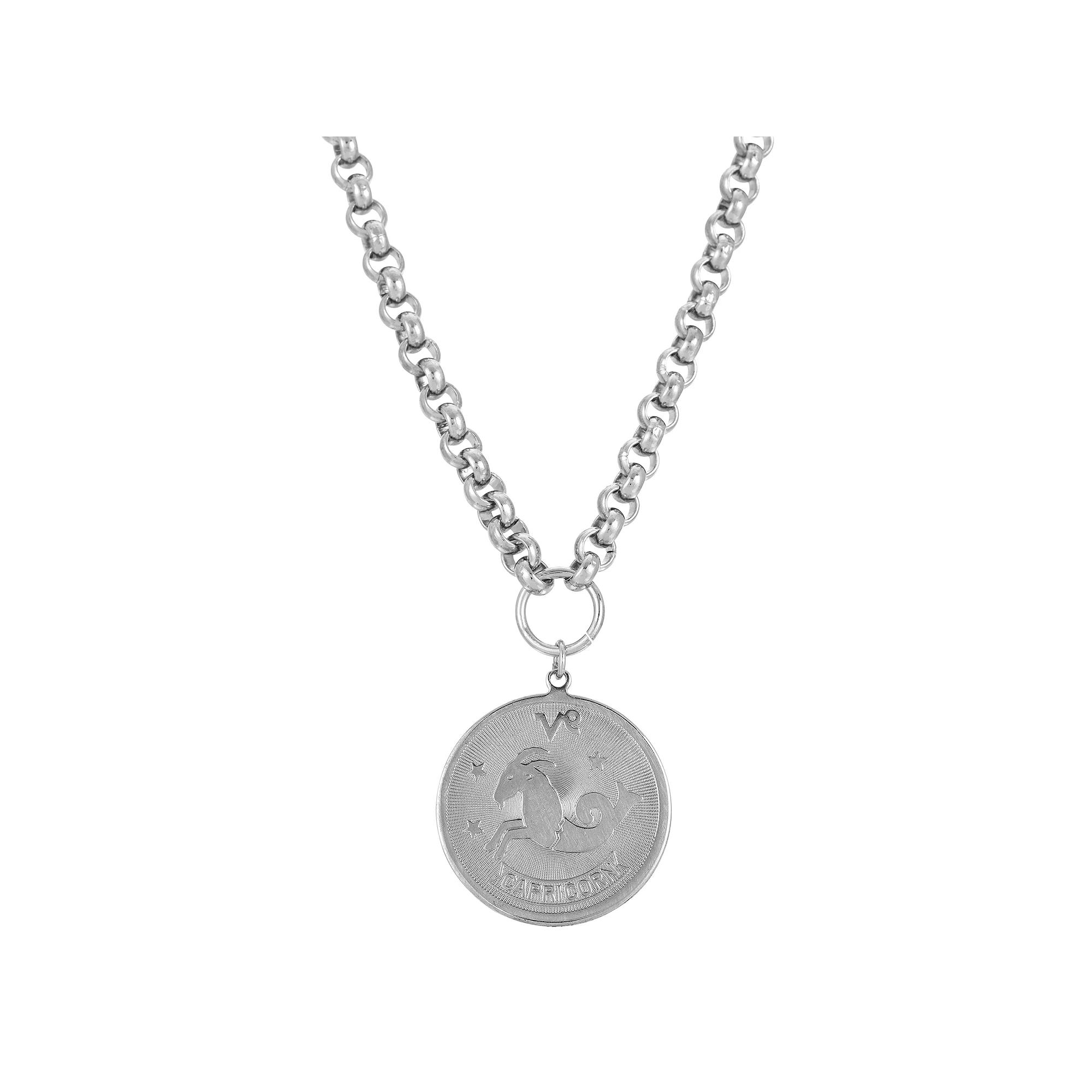 1928 Round Sagitarius Pendant Necklace, Womens, November Product Image