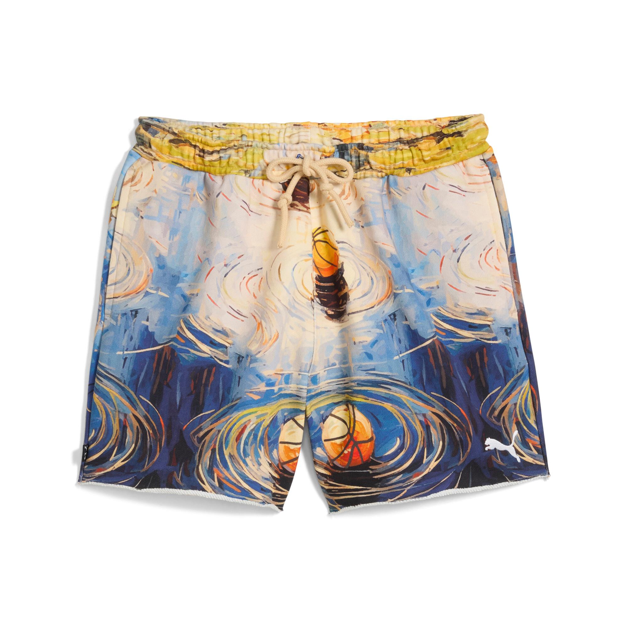 Dylan Exhibit Men's Terry Basketball Shorts Product Image