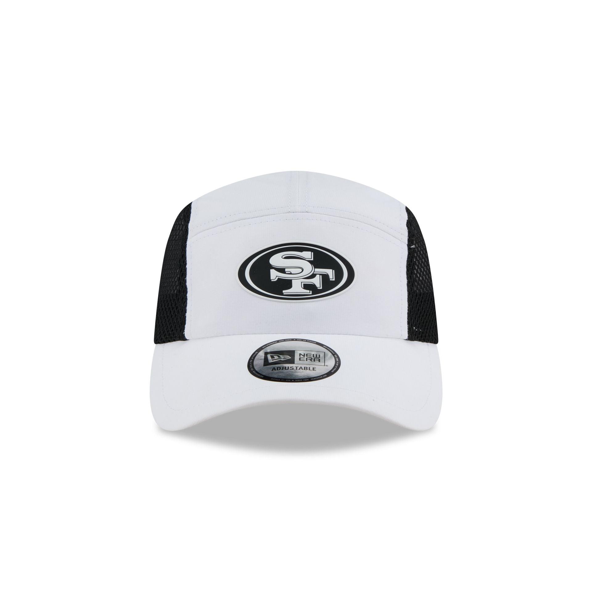 San Francisco 49ers White Poly Runner Adjustable Hat Male Product Image