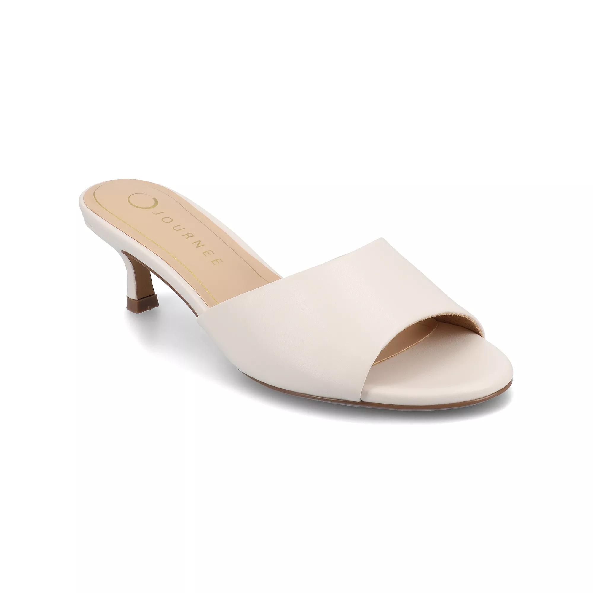 Journee Jeylah Single Band Kitten Heel Women's Dress Sandals,  Product Image