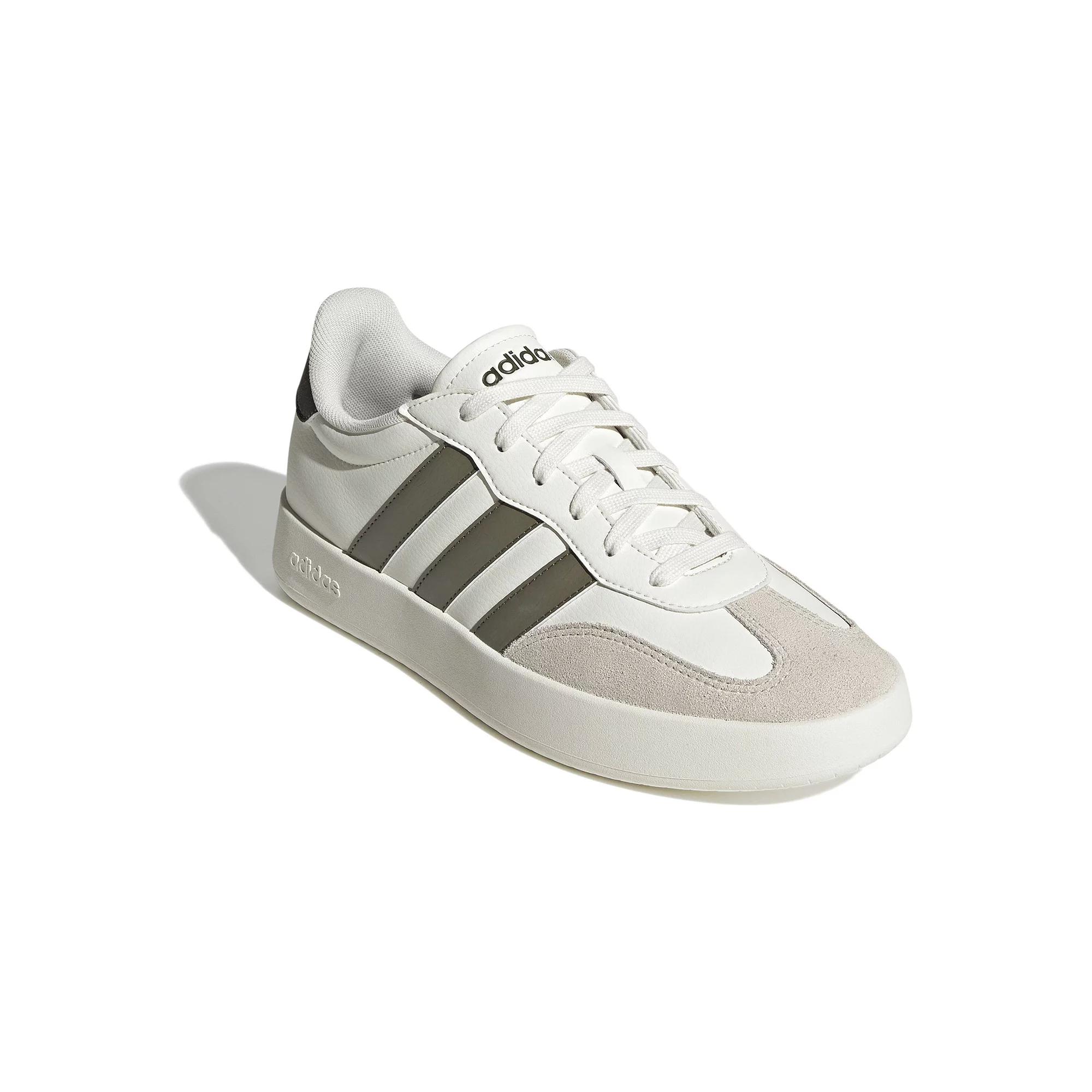 adidas Barreda Men's Sportswear Shoes, Size: 9, White Green Product Image