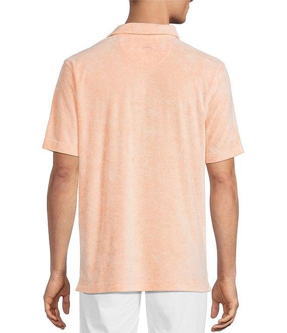 Tommy Bahama Poolside Sun Fade Short Sleeve Terry Polo Shirt Product Image