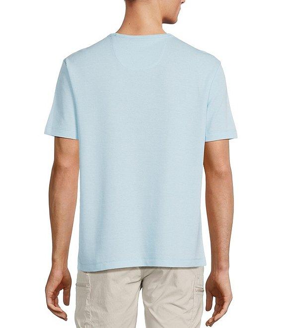 Roundtree & Yorke Short Sleeve Waffle Solid Crew T-Shirt Product Image