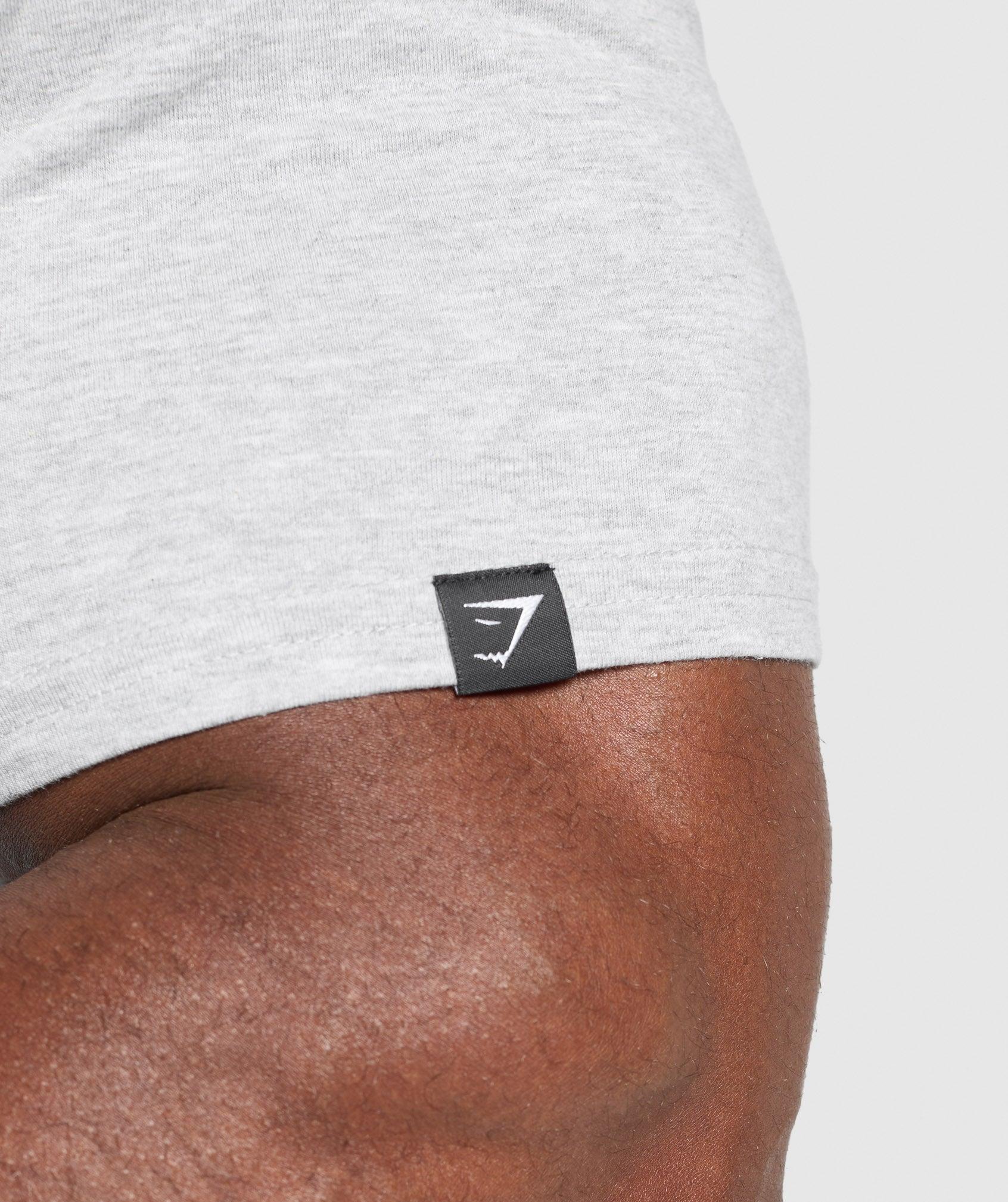 Gymshark T-Shirt 2 Pack - Black/Light Grey Marl Male Product Image