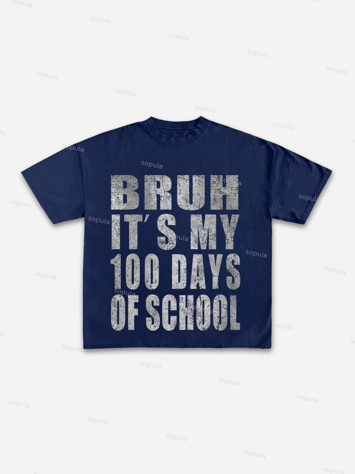 Saints Need Money Too Retro Graphic Cotton T-shirt Product Image