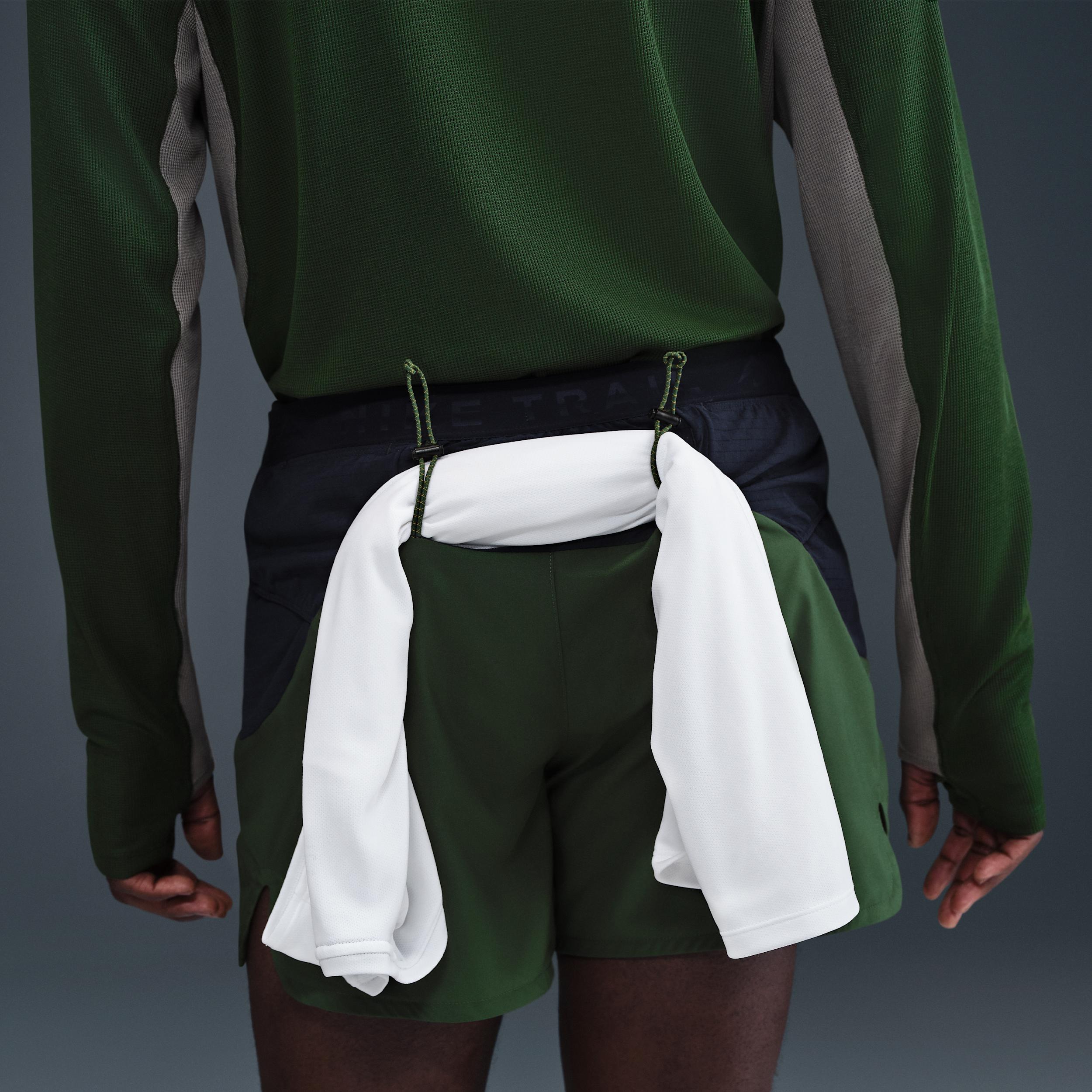 Nike Mens Trail Second Sunrise 5 Dri-FIT ADV Brief-Lined Running Shorts | HJ3572-323 Product Image