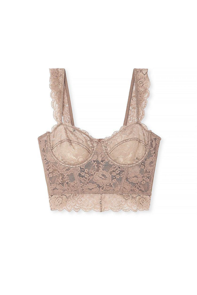Wide Strap Lace Cup Corset Product Image