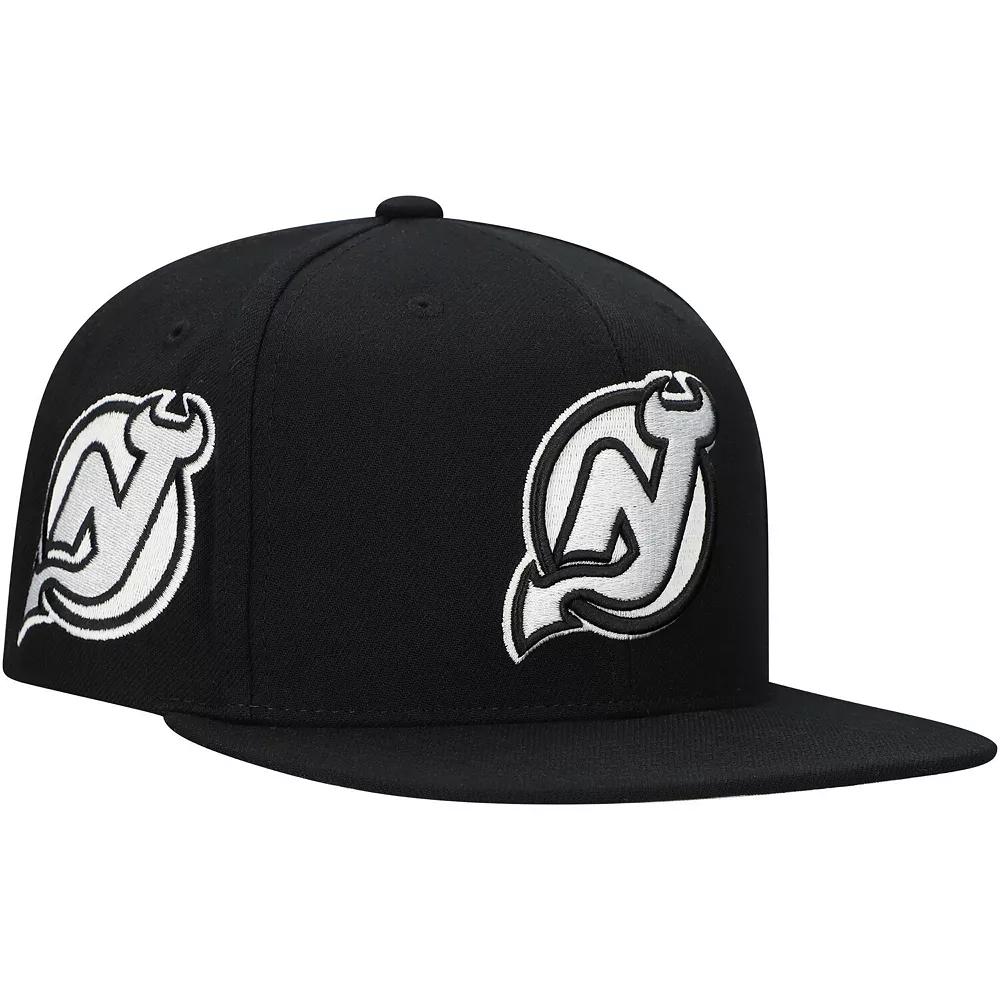 Men's Mitchell & Ness  Black New Jersey Devils Team Snapback Hat, Nhl Black Product Image