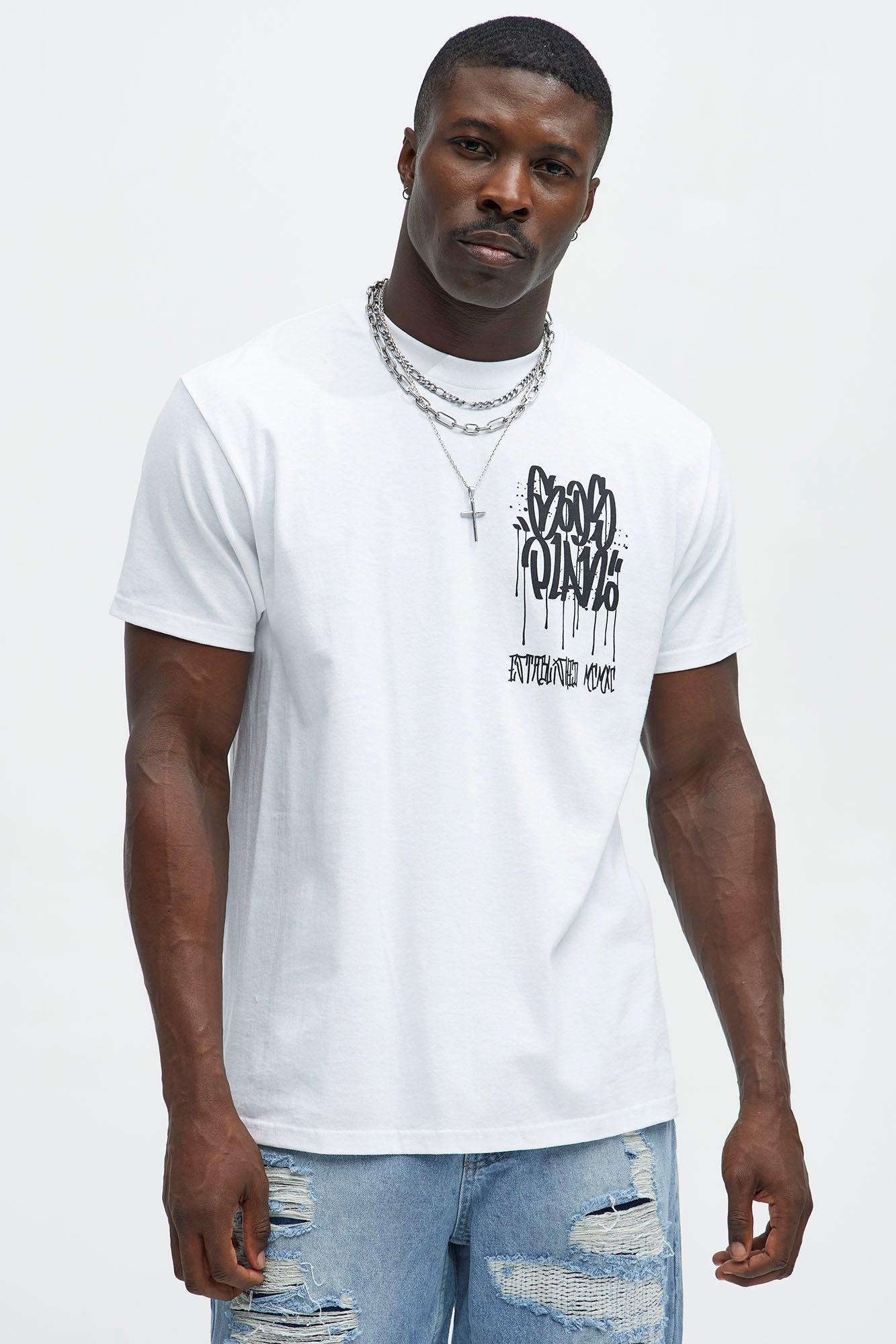 All Part Of Gods Plan Short Sleeve Tee - White Product Image