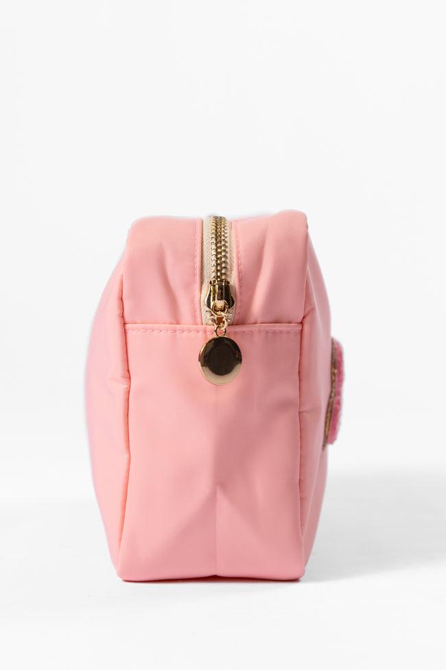Pink "Travel" Travel Pouch FINAL SALE Product Image