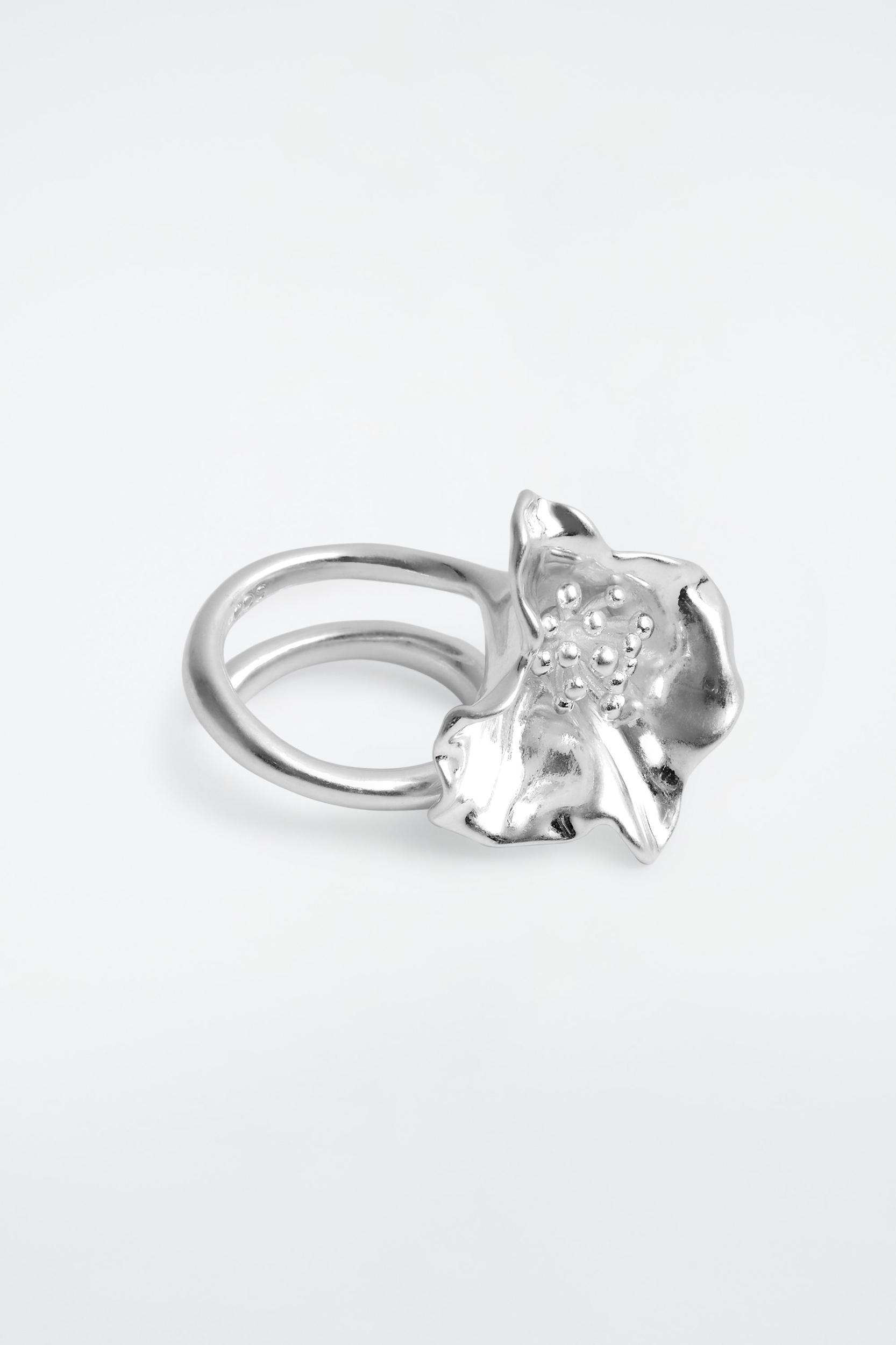 COILED FLORAL RING Product Image