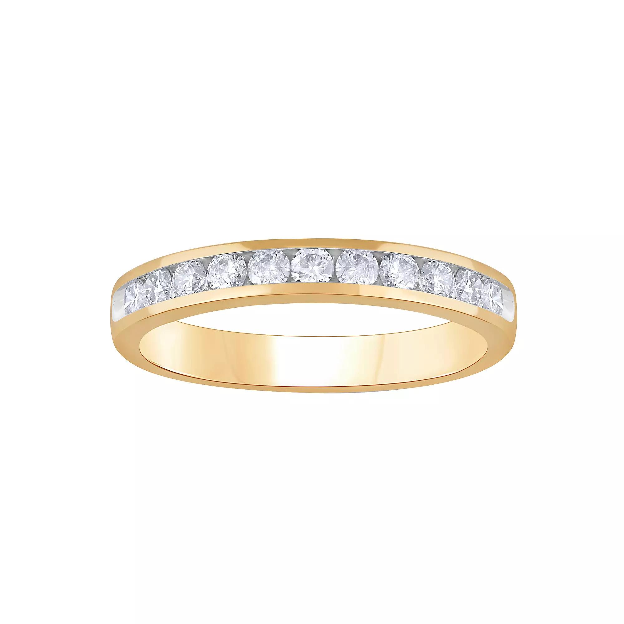 Diamond Medley 14k Gold 1/2 Carat T.W. Lab-Grown Diamond Ring, Women's, Size: 5 Product Image
