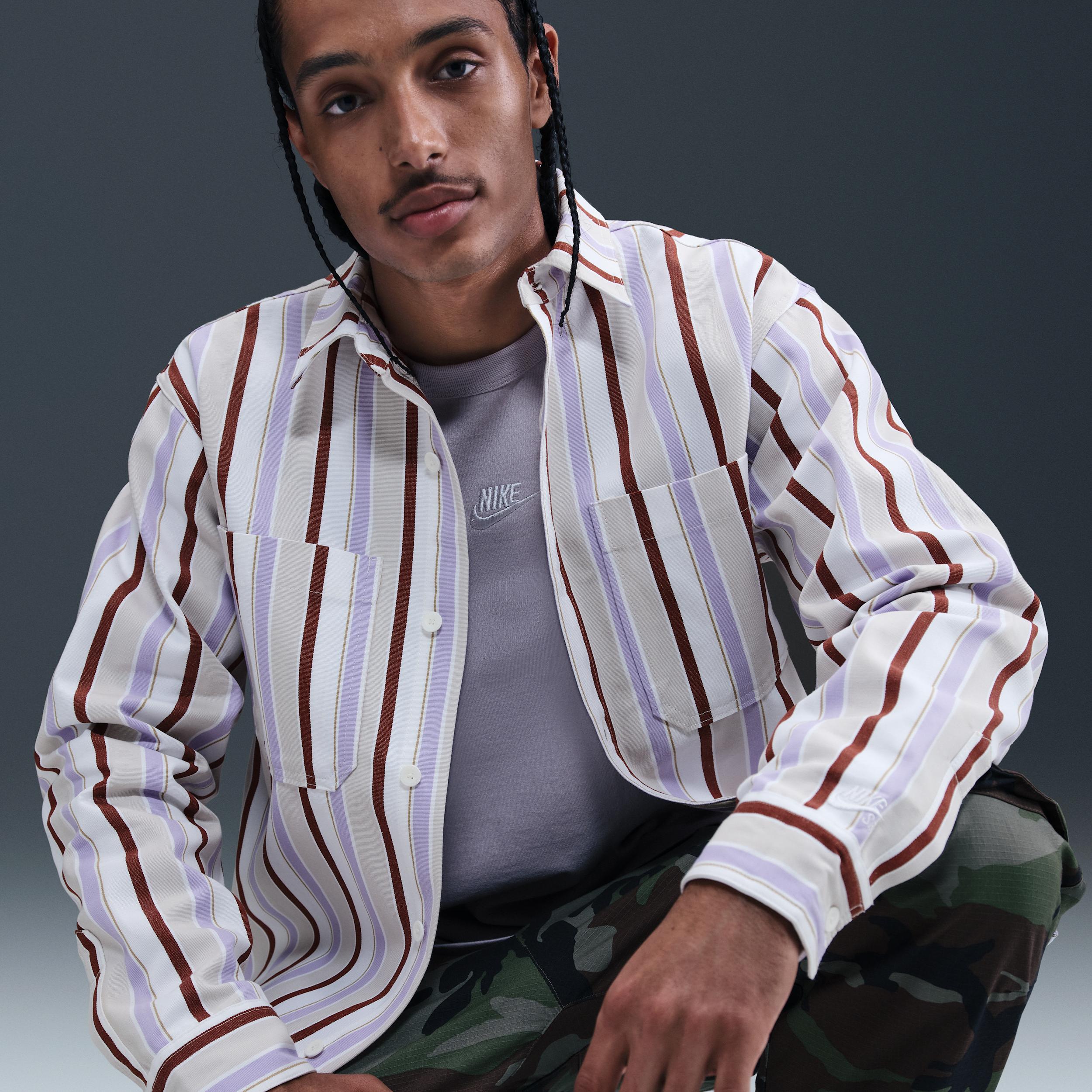 Nike SB Woven Long-Sleeve Skate Top Product Image