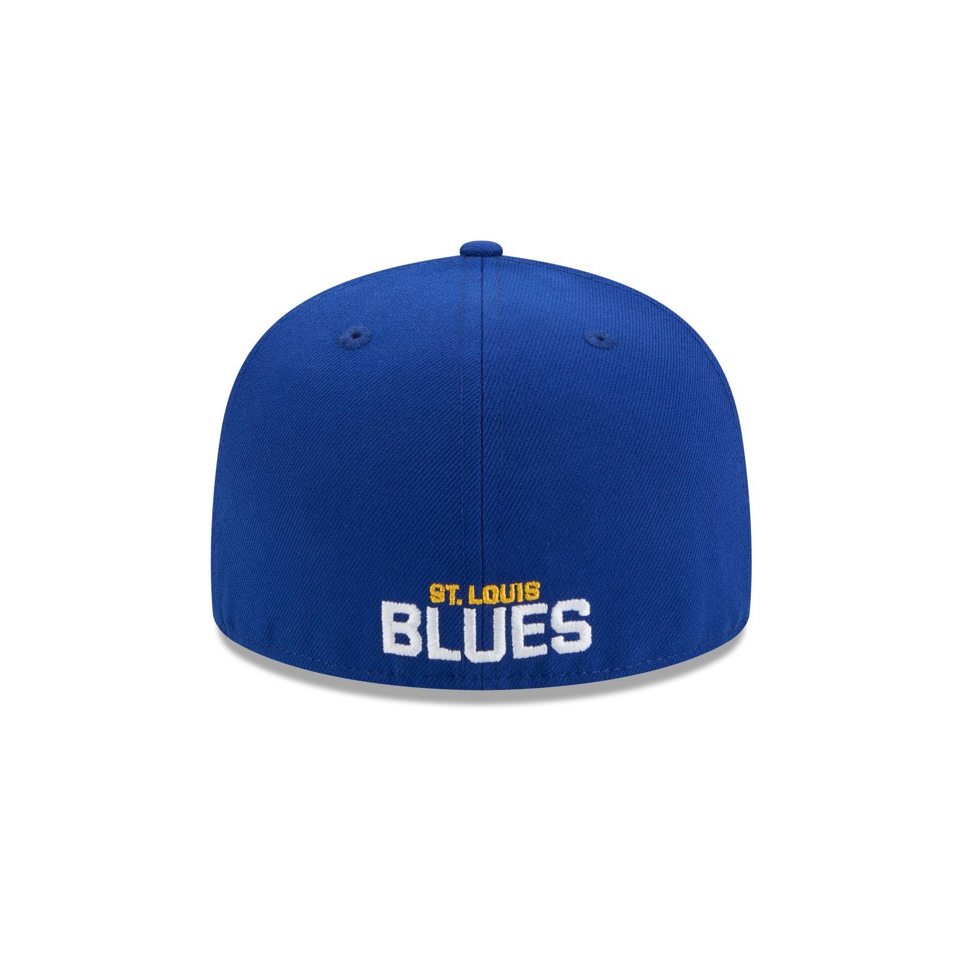 St. Louis Blues Rear Wordmark 59FIFTY Fitted Hat Male Product Image
