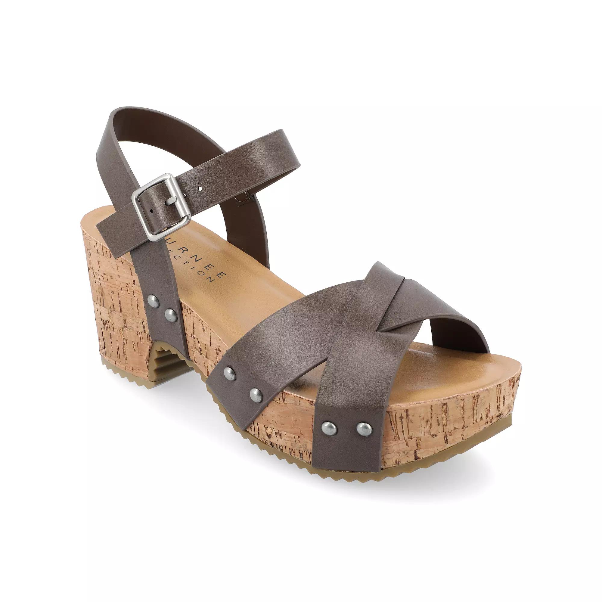Journee Valentina Women's Platform Sandals,  Product Image