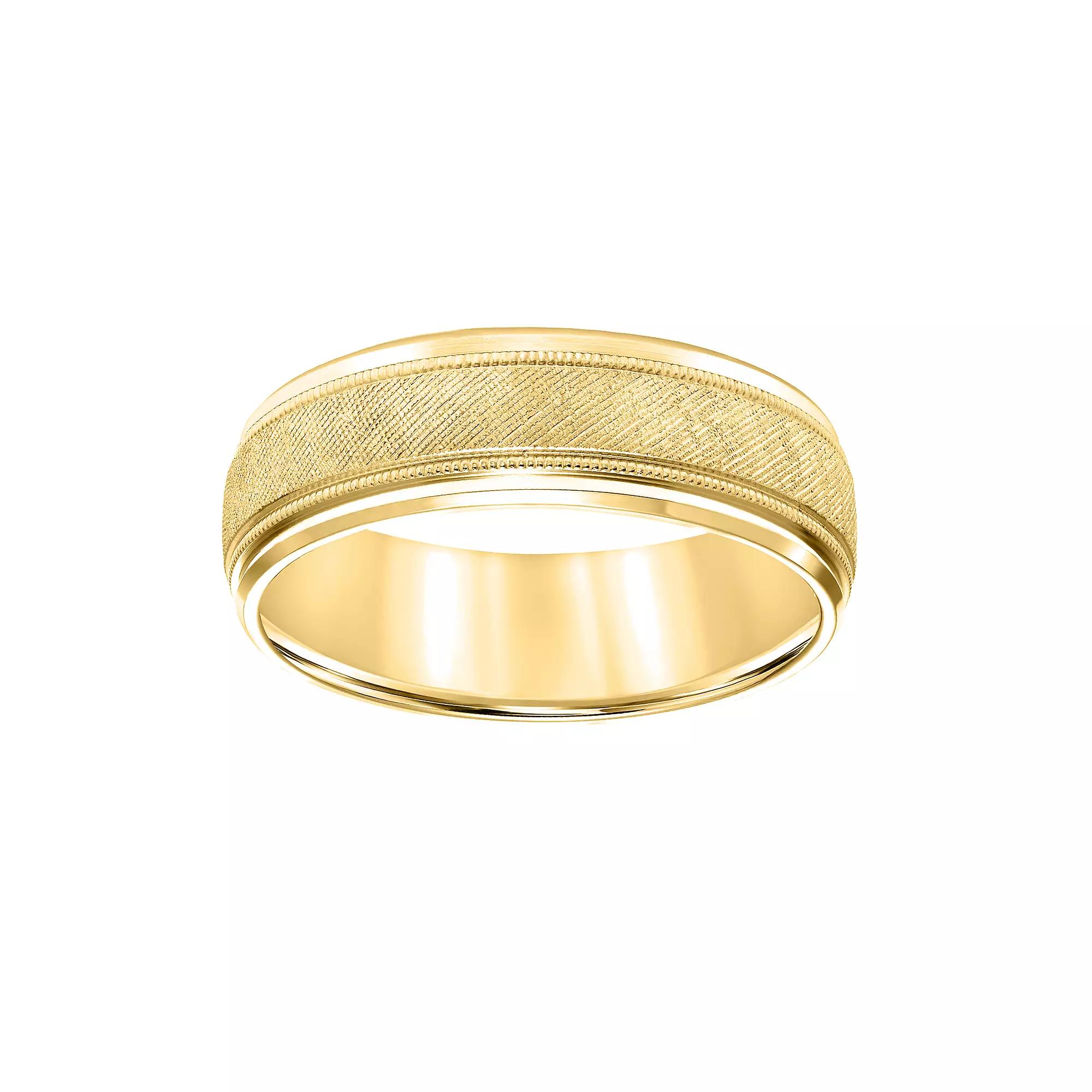 AXL 10k Gold 7 mm Comfort Fit Men's Band, Size: 12.50 Product Image