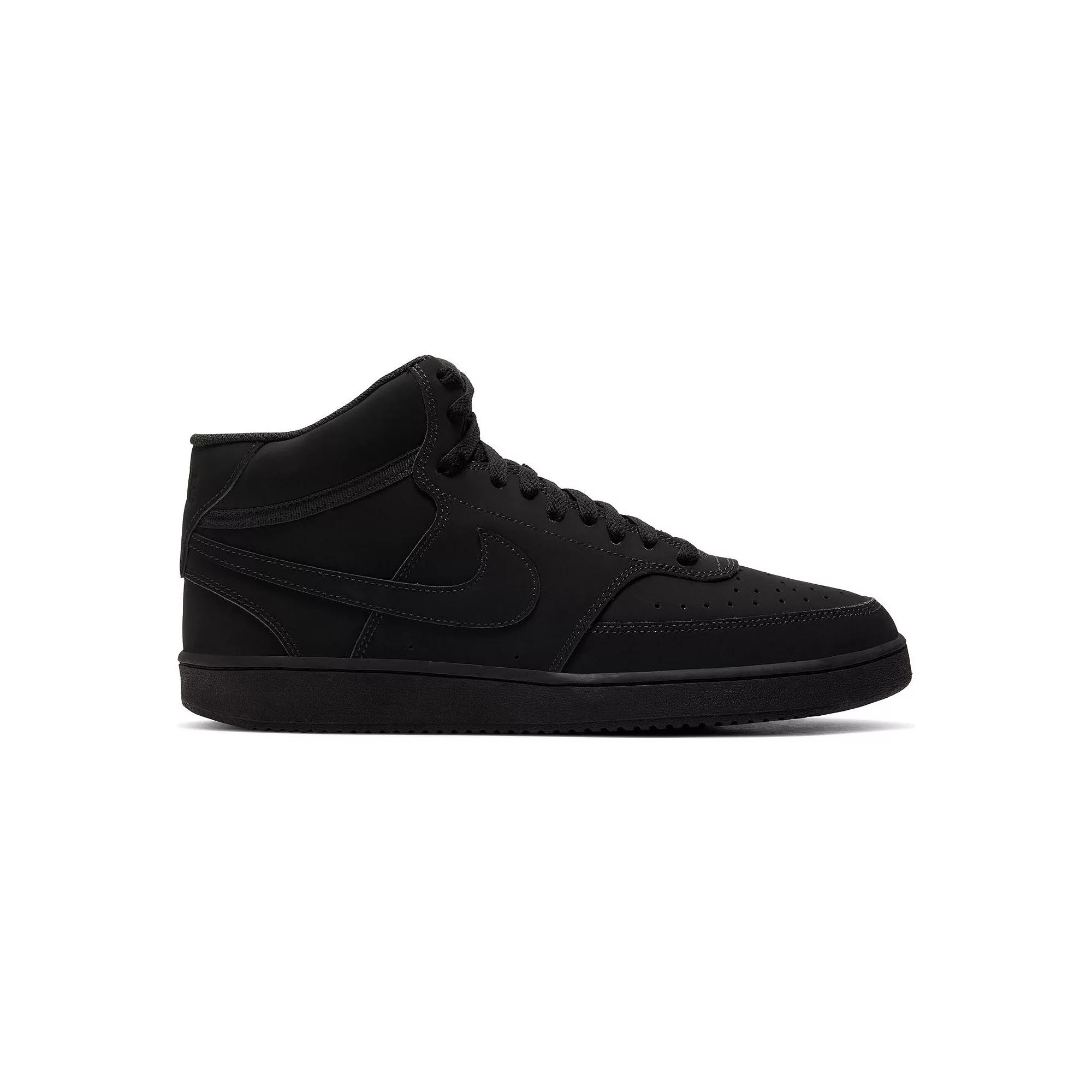 Nike Mens Court Vision Mid Shoes | CU6620-001 Product Image