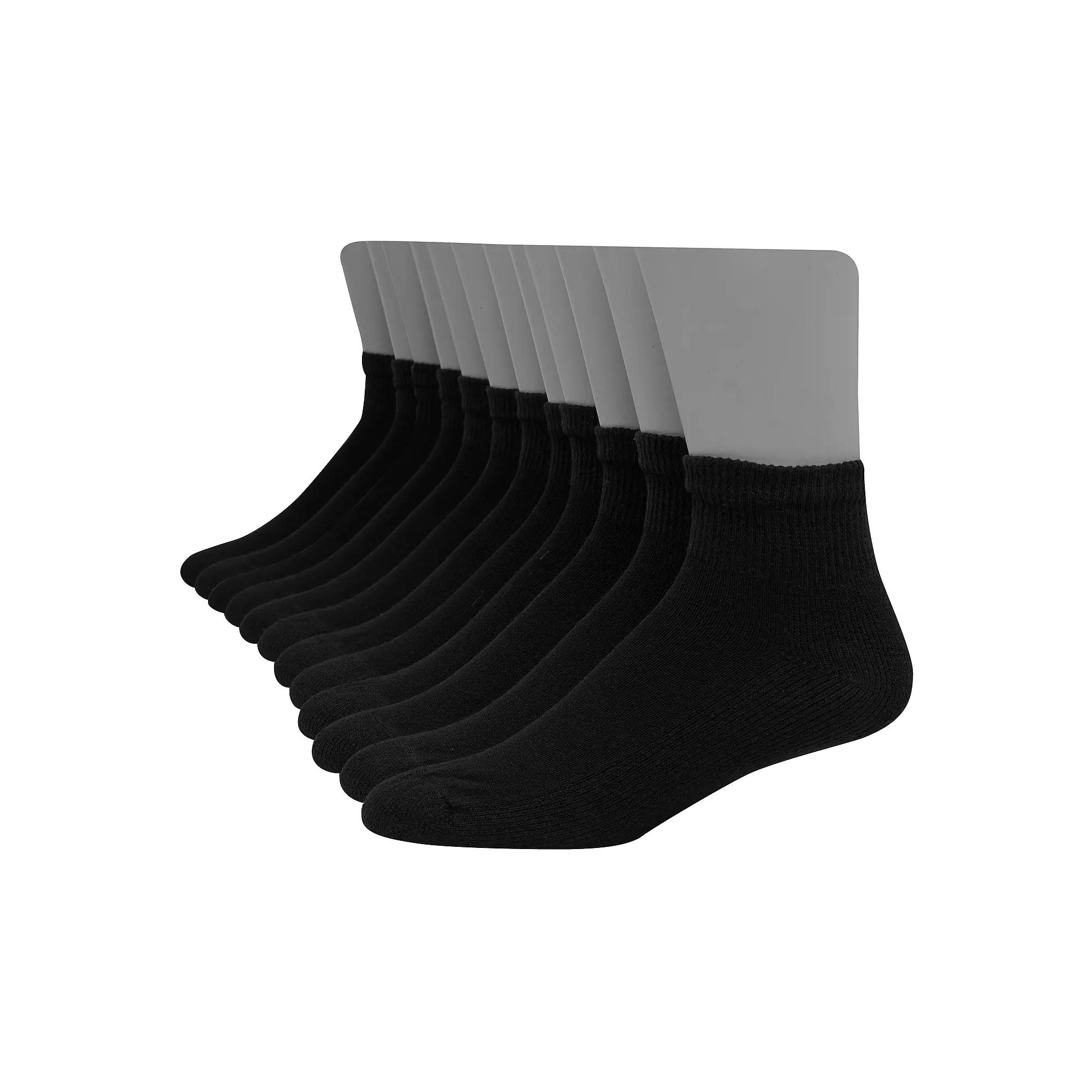 Men's Hanes® Ultimate 12+1 Bonus Pack Soft & Durable Ankle Socks,  Product Image