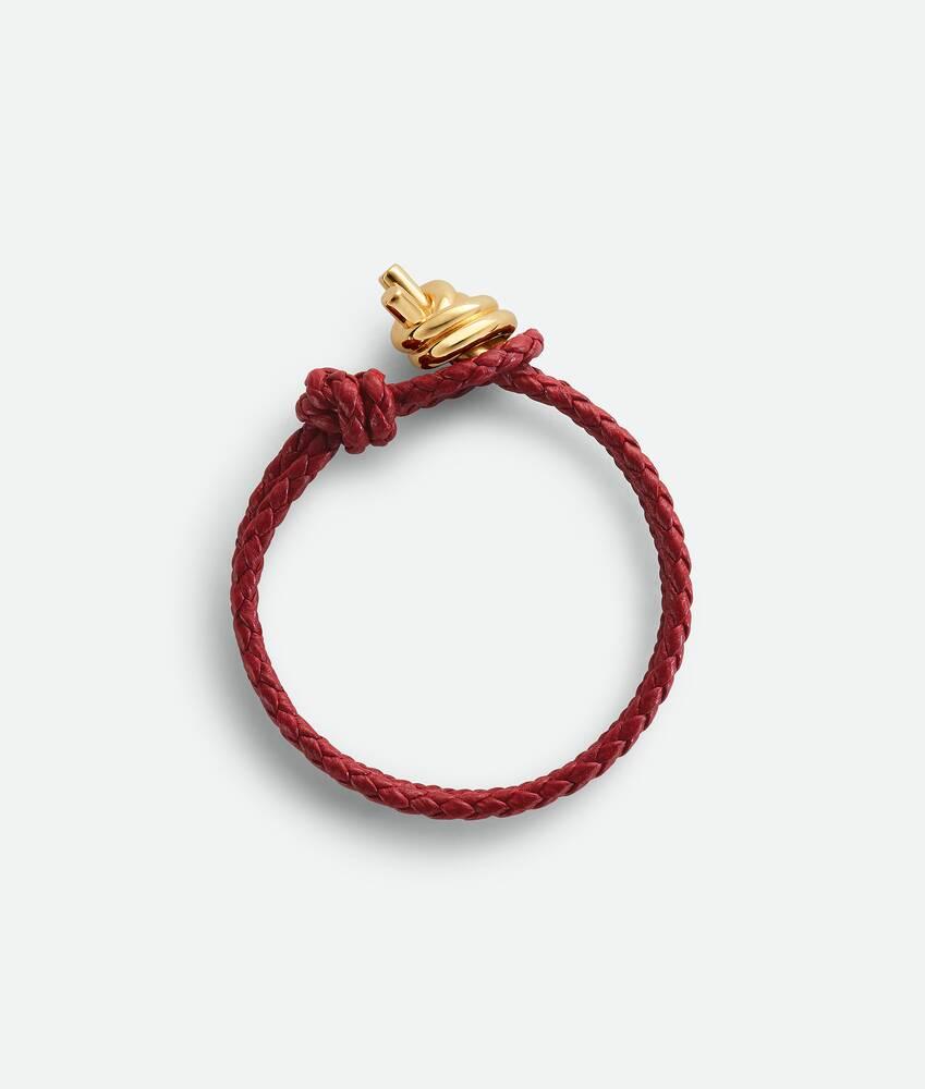 Knot Leather Bracelet in Rosewood Product Image