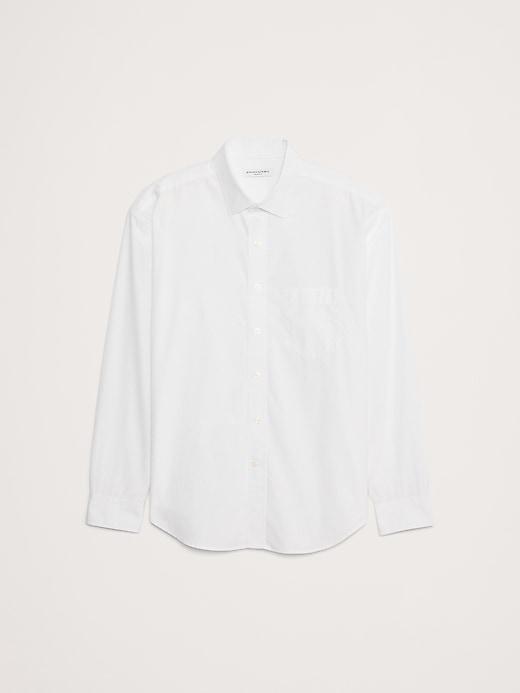 Relaxed-Fit Washed Cotton Poplin Shirt Product Image