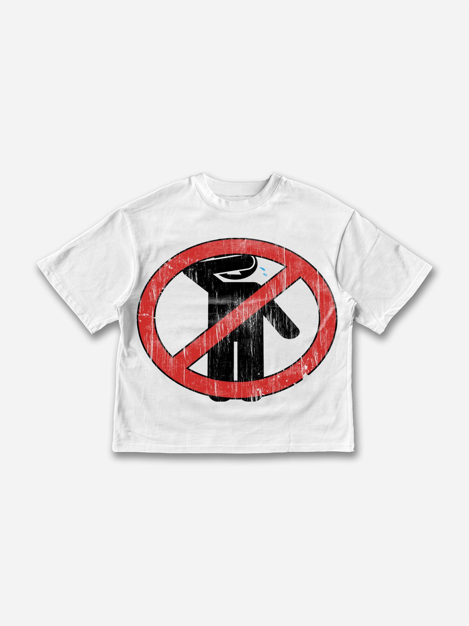 No Emotion Graphics Cotton Cropped T-Shirts Product Image