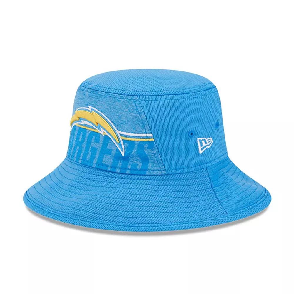 Men's New Era Powder Blue Los Angeles Chargers 2023 NFL Training Camp Stretch Bucket Hat Product Image