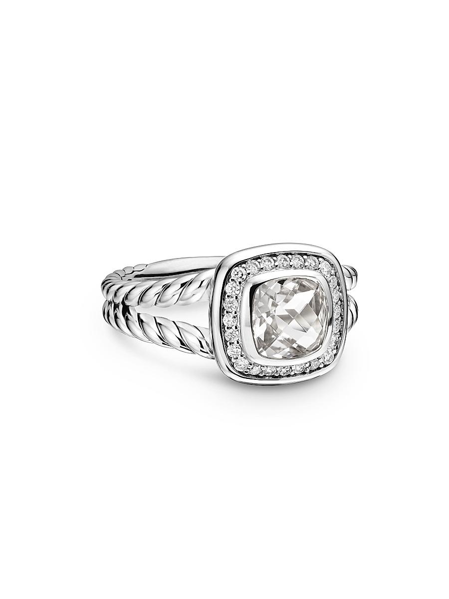 Womens Petite Albion Ring With Pav Diamonds Product Image