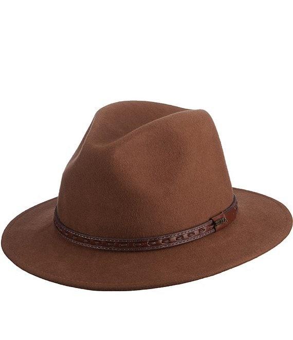 Dorfman Milano Scala Water Repellent Wool Felt Safari 2 1/2#double; Brim Hat Product Image