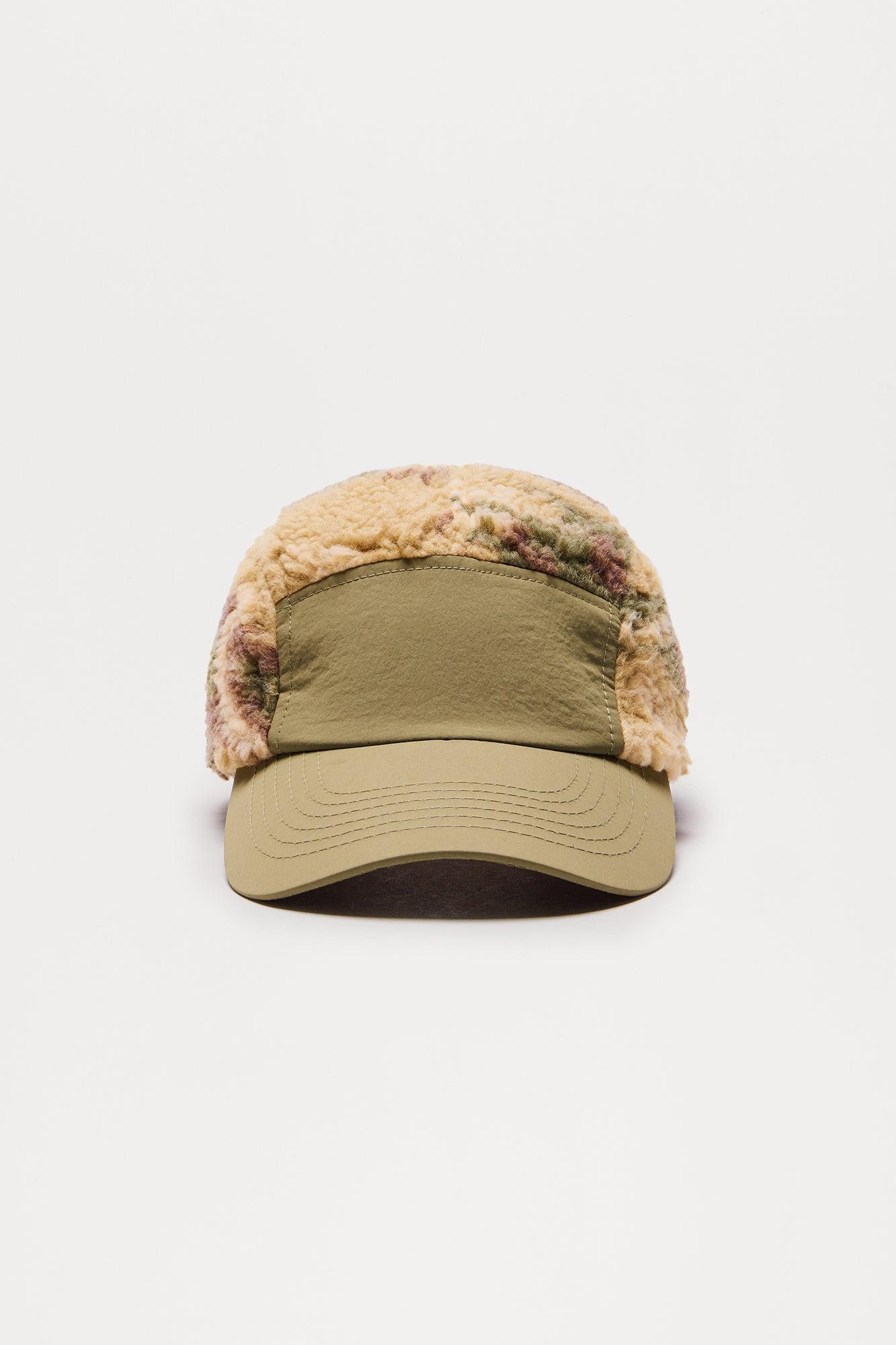 Camo Sherpa 5 Panel Hat - Green/combo Product Image
