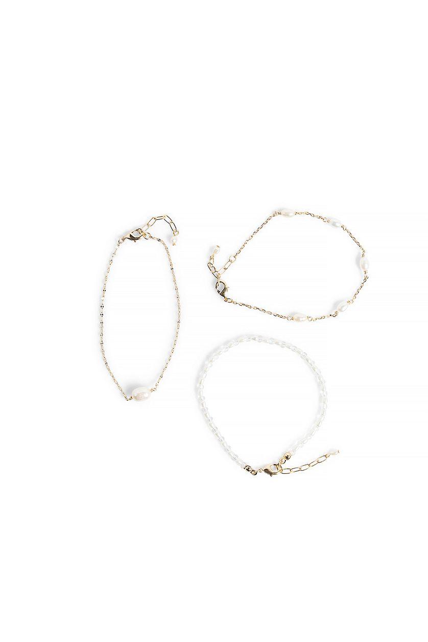 3-Pack Pearl Bracelets Product Image