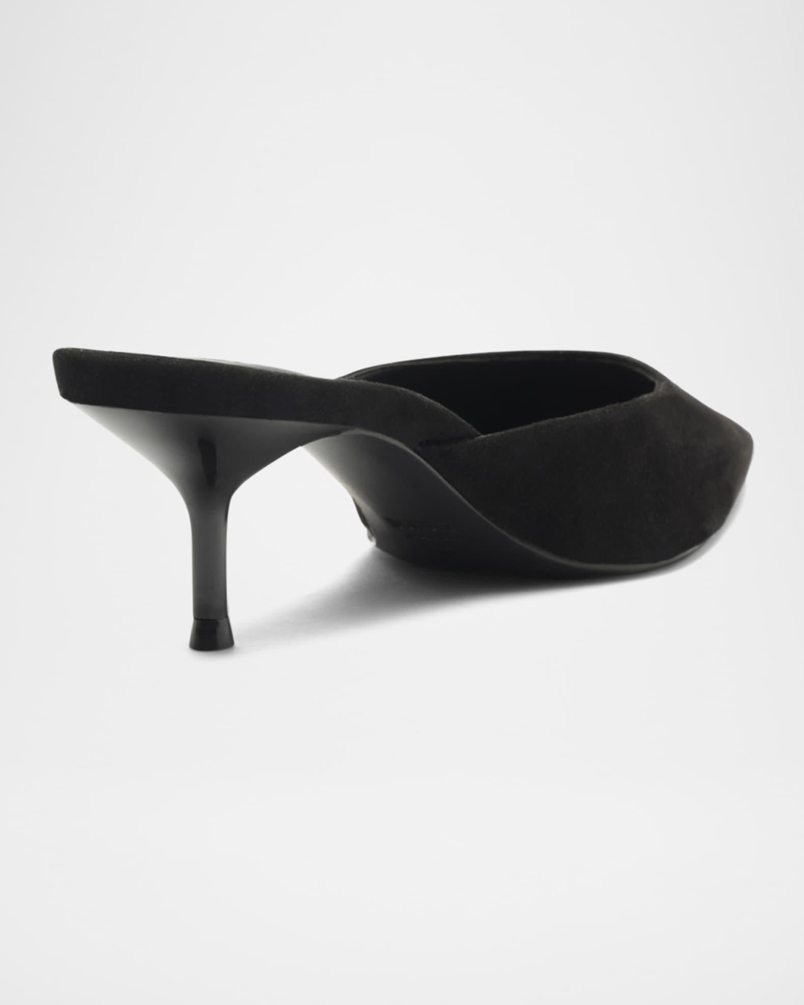 Julie Suede Mule Pumps Product Image