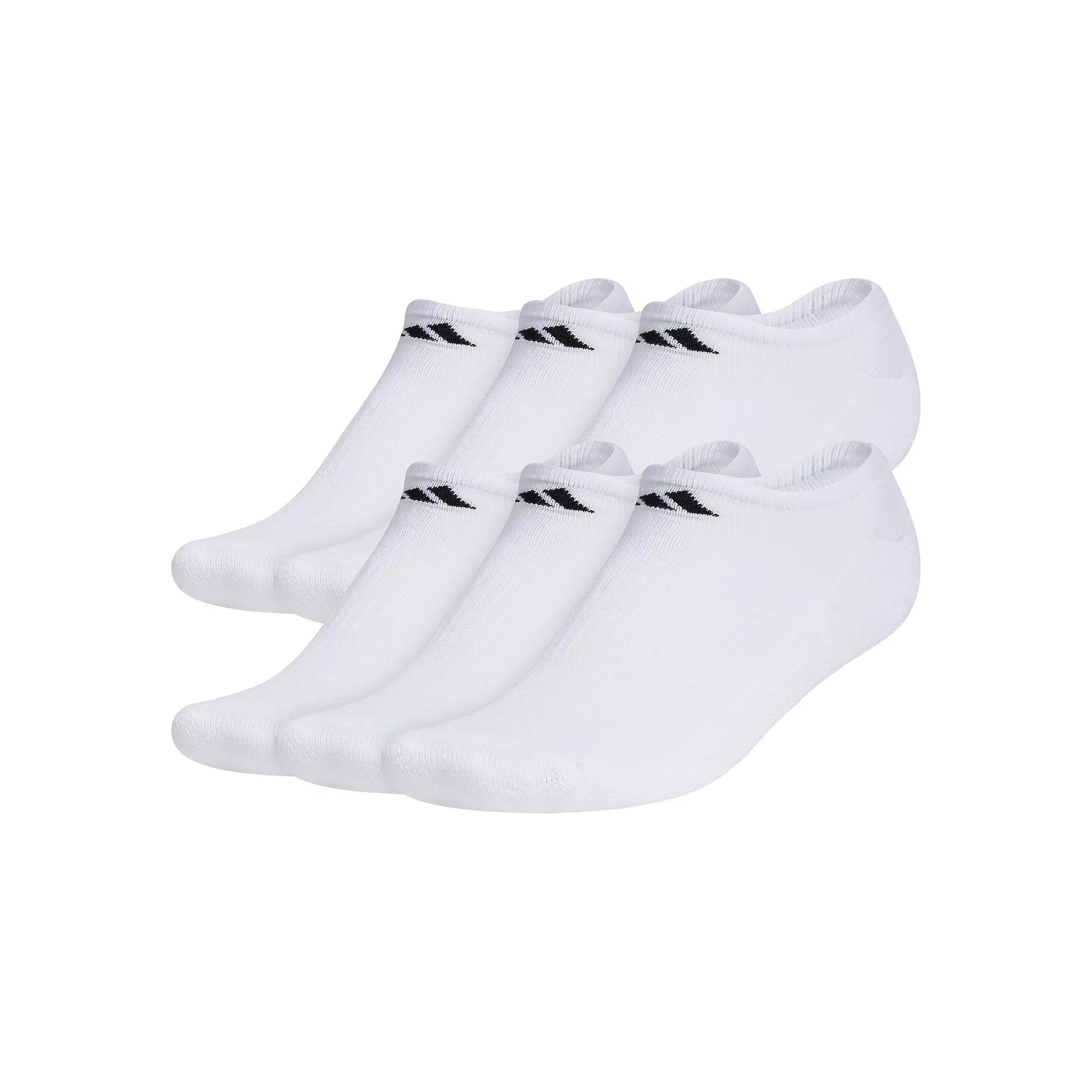 Men's adidas 6-pack Athletic Cushioned No-Show Socks, Adult Unisex,  Product Image