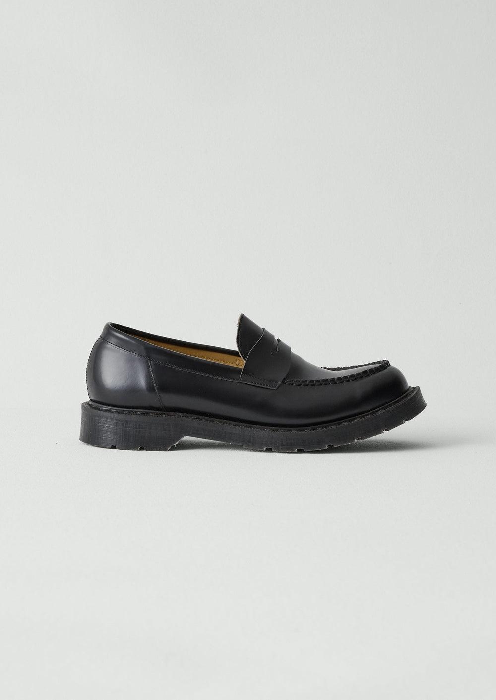 Solovair Chunky Loafers | Black Product Image