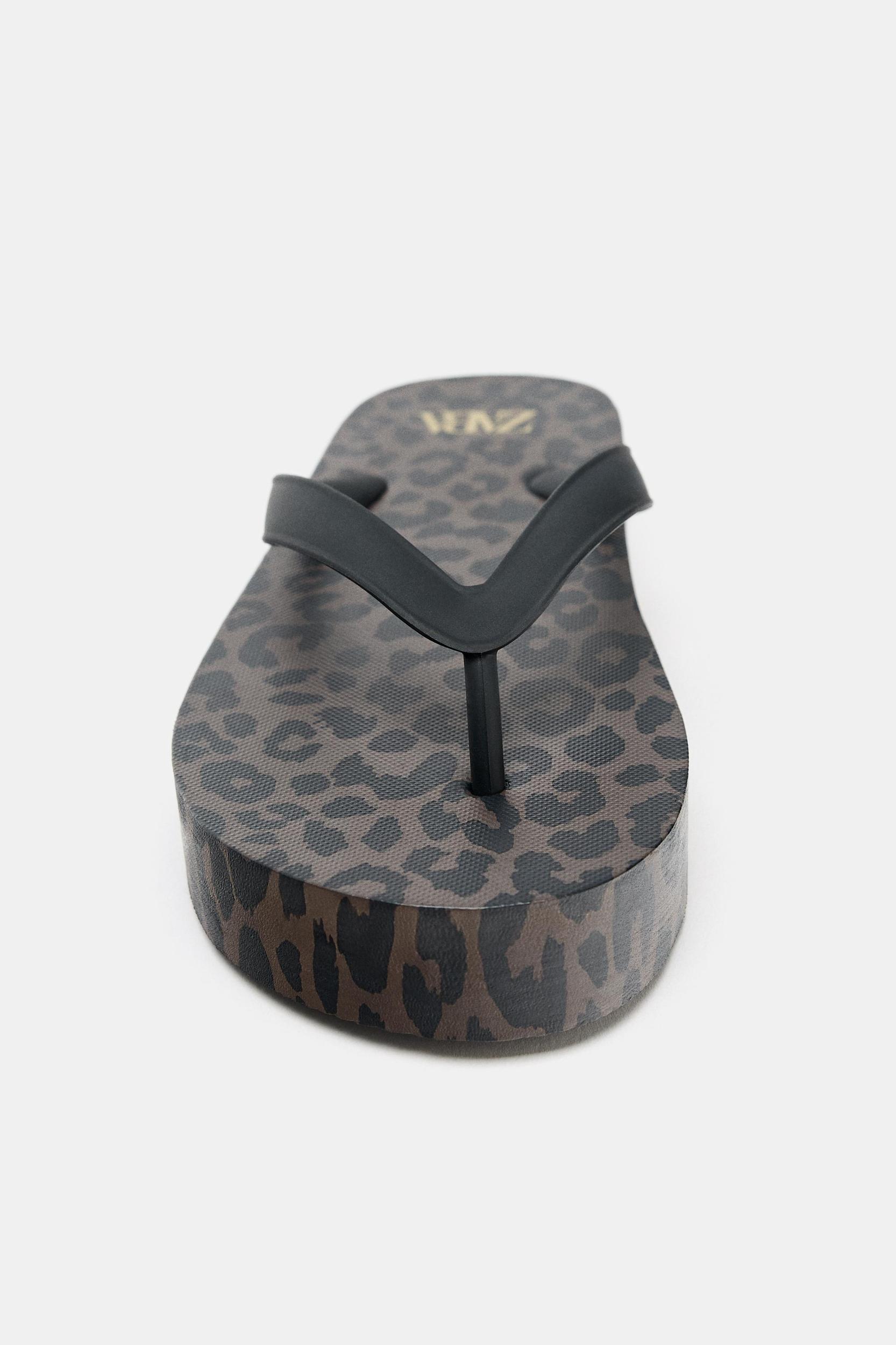 ANIMAL PRINT SANDALS Product Image