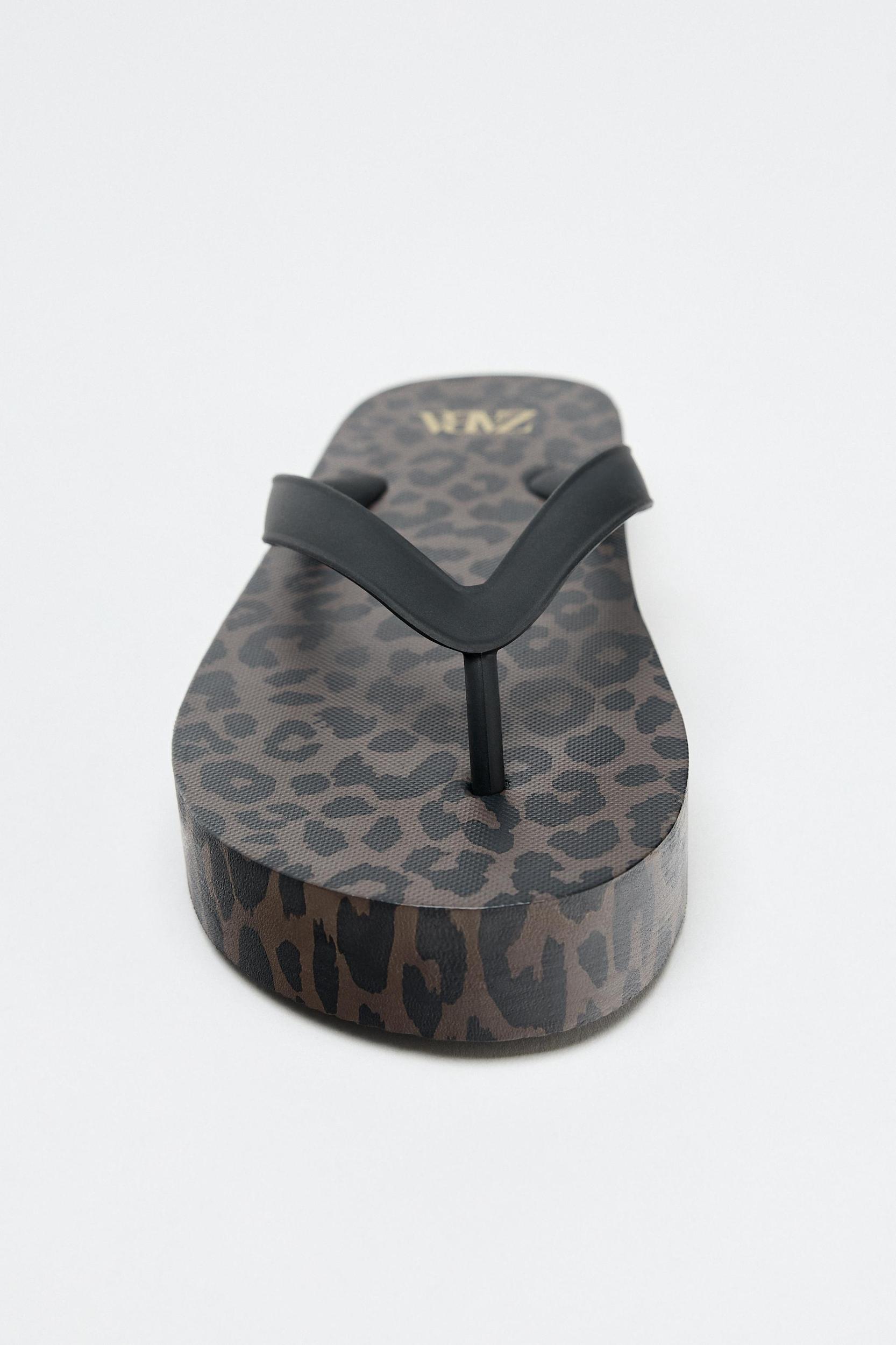 ANIMAL PRINT SANDALS Product Image