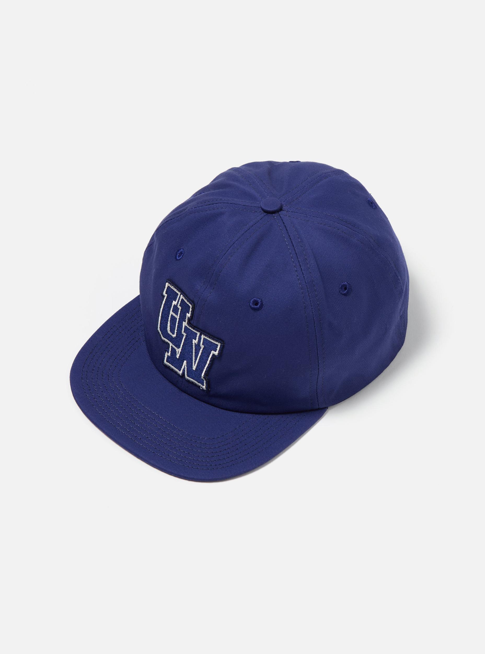 Universal Works Baseball Hat in Bright Navy Twill Cotton Product Image