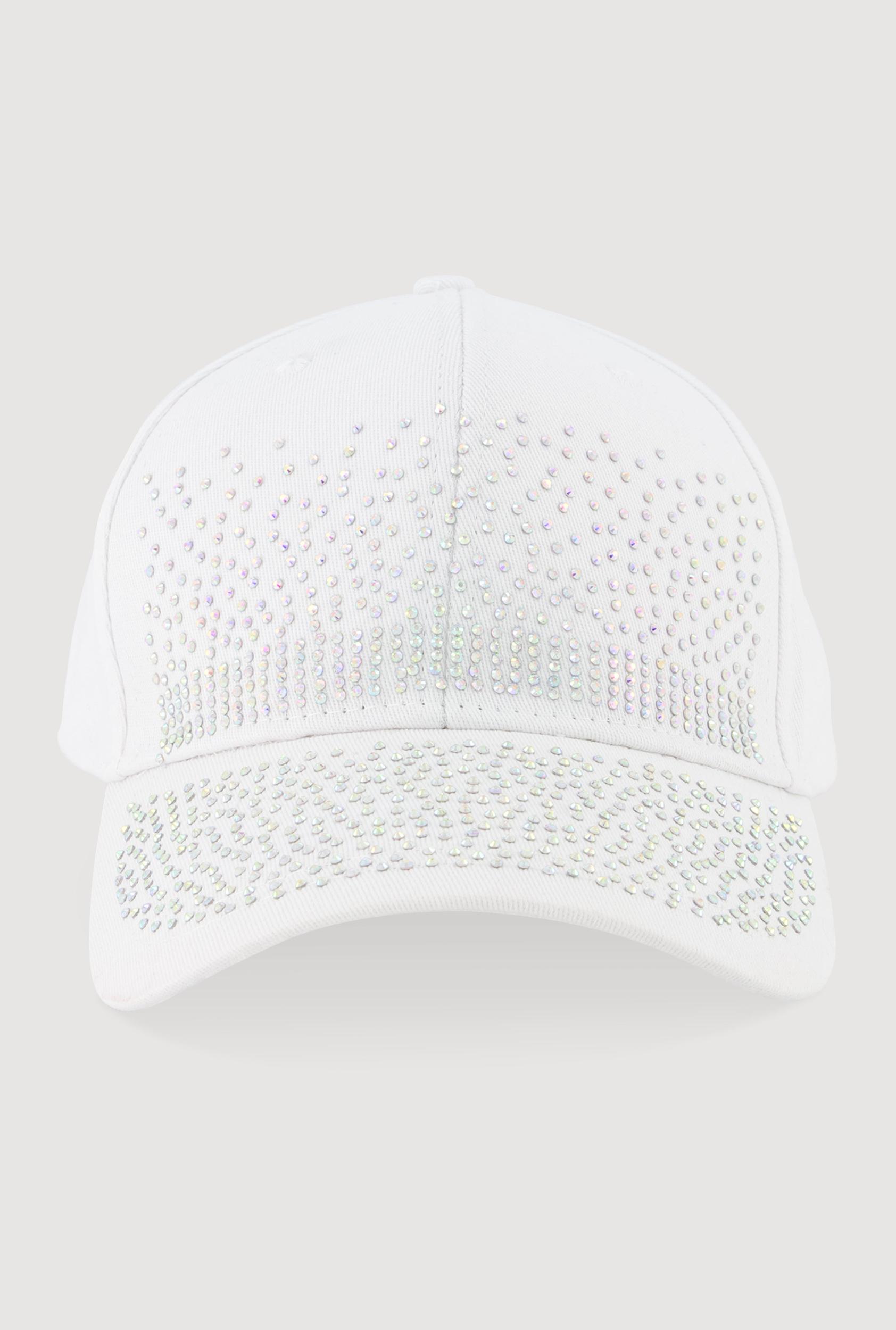 Sparkling Rhinestone Baseball Cap Female Product Image