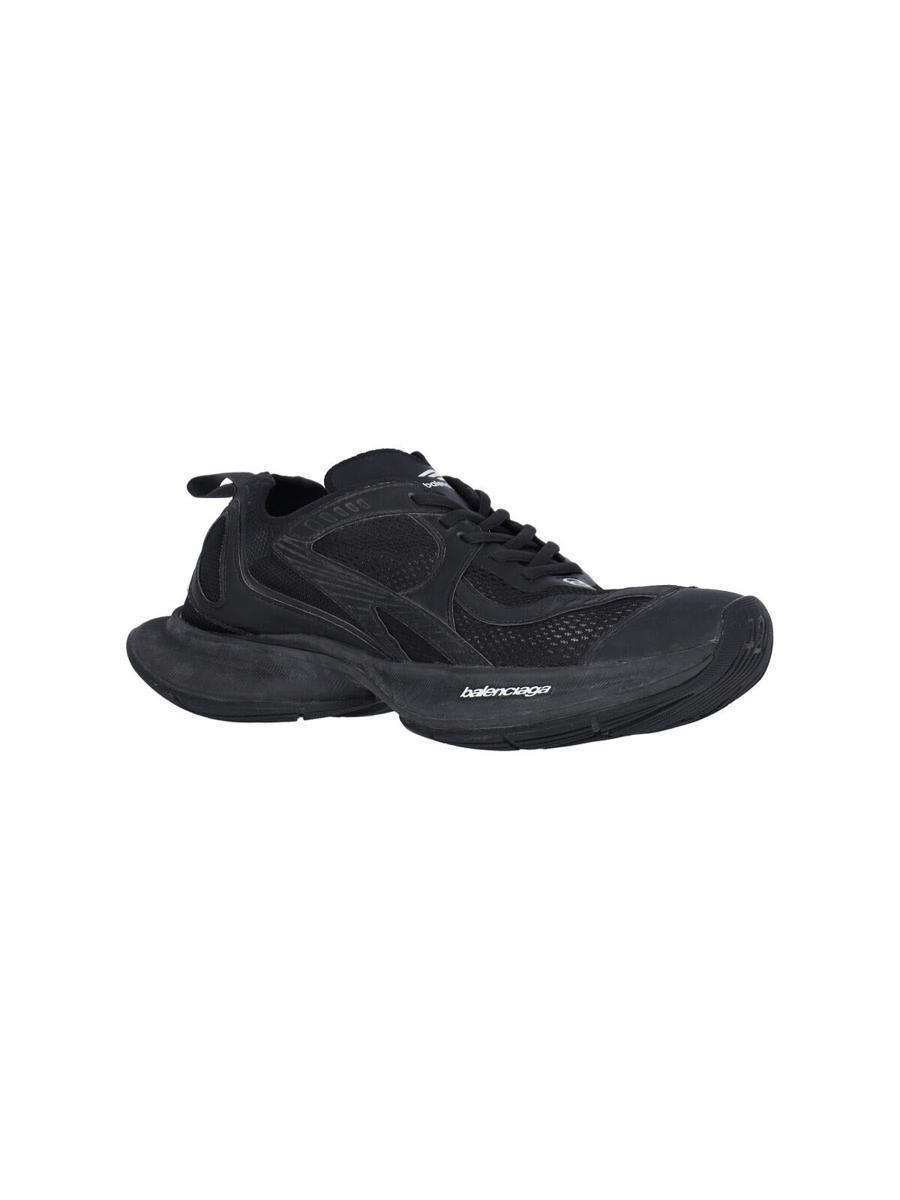 BALENCIAGA Black Mesh And Rubber Circuit Sneakers Product Image