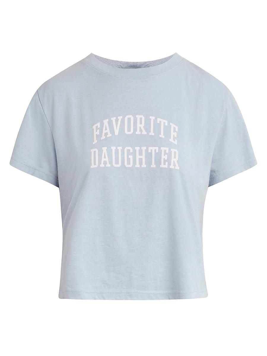 Womens Collegiate Crop T-Shirt Product Image