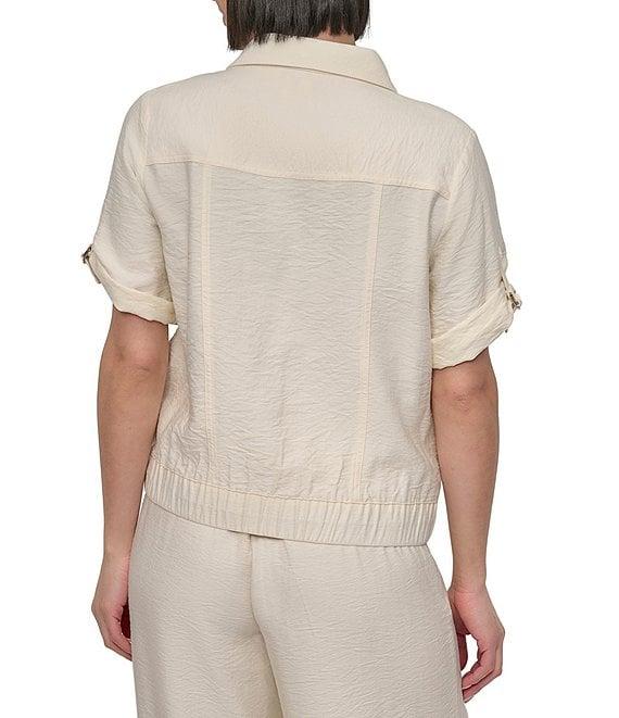 DKNY by Donna Karan Short Sleeve Utility Jacket Product Image