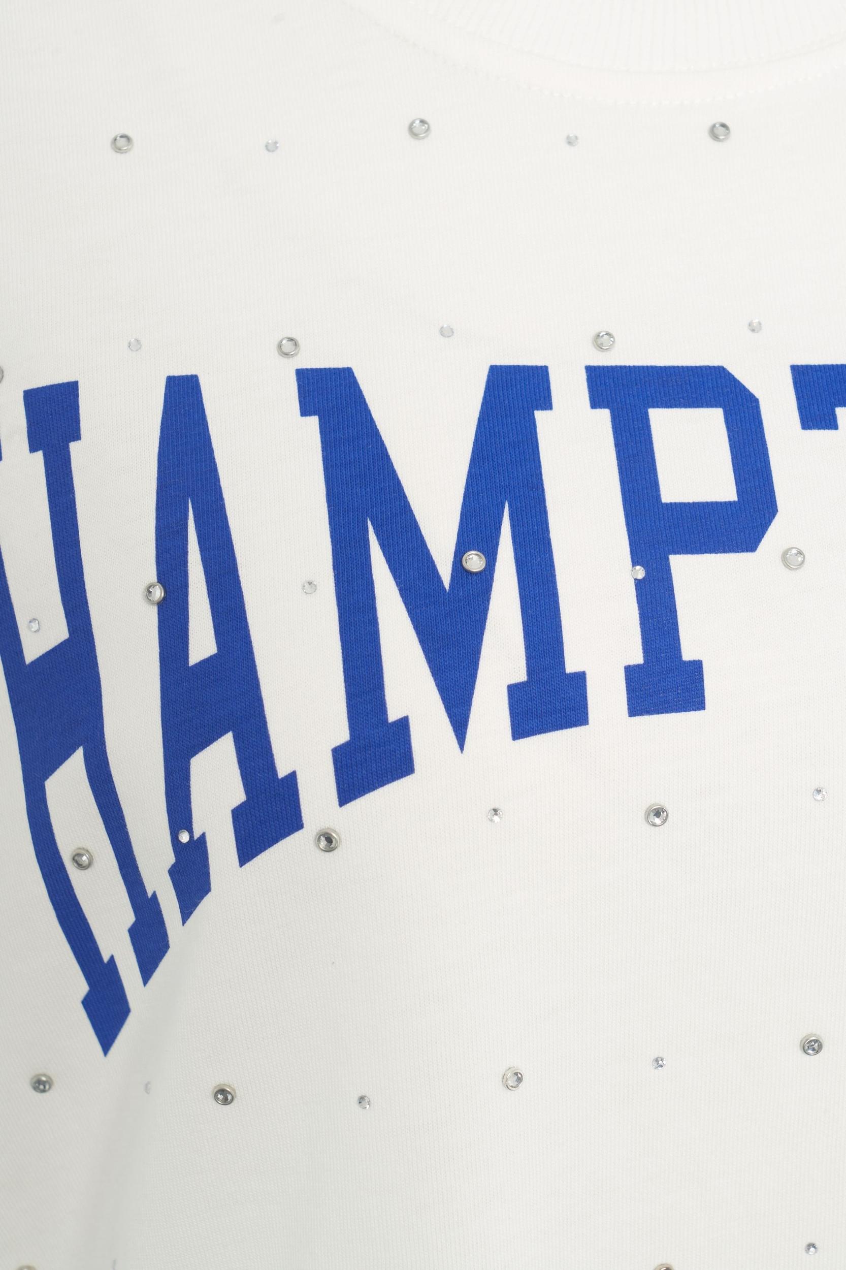 T-shirt with rhinestones 'Bowery' Product Image