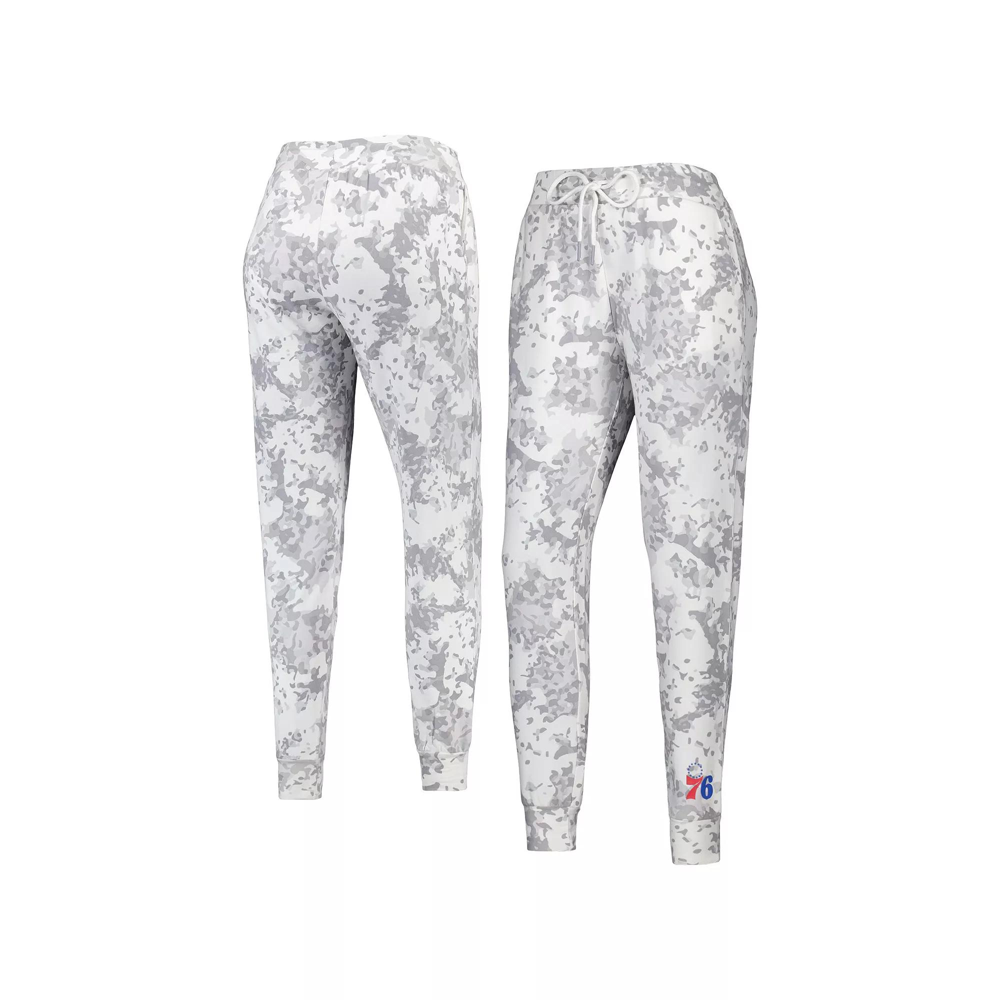 Women's Lusso Gray Philadelphia 76ers Melissa Tri-Blend Jogger Pants,  Product Image