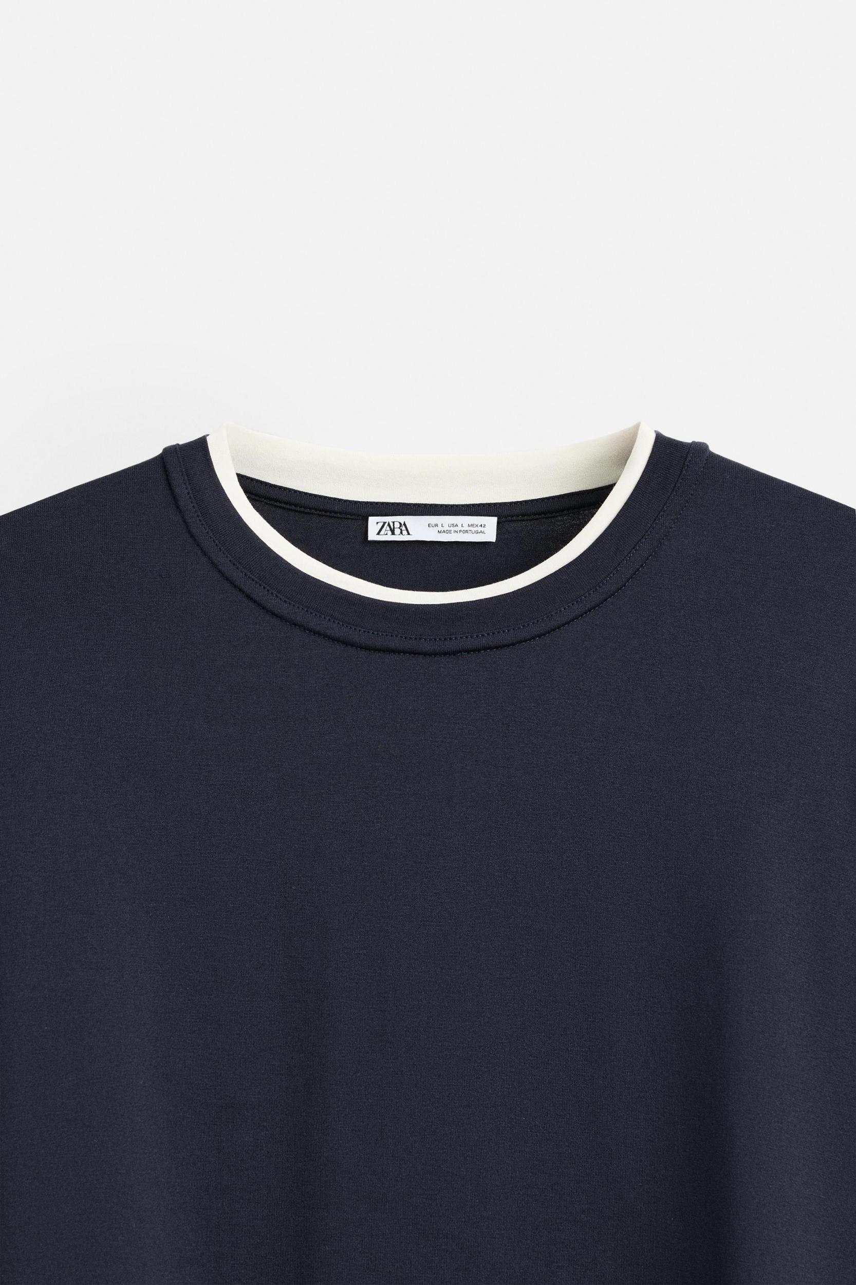 LIMITED EDITION CONTRAST NECK T-SHIRT Product Image