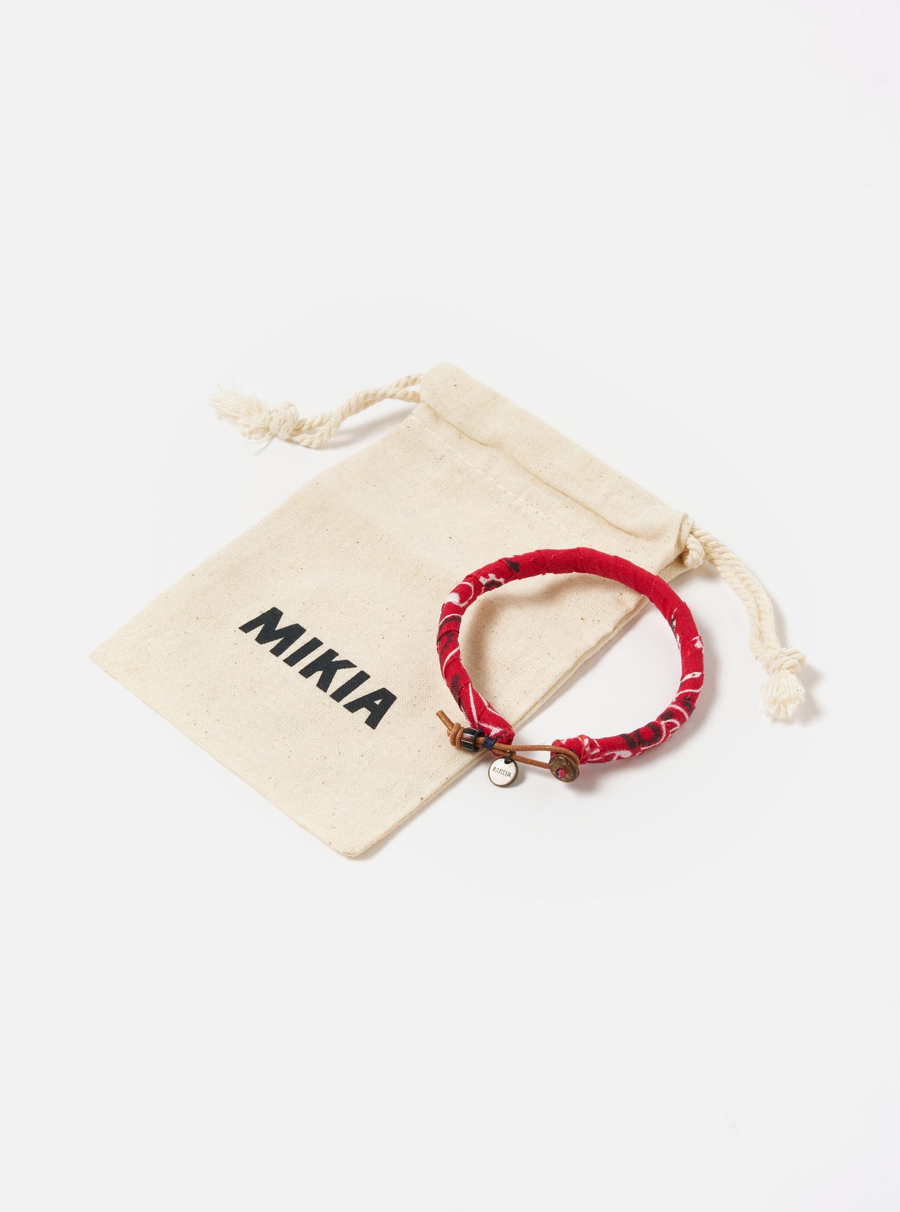 Mikia Bracelet in Red Bandana Product Image
