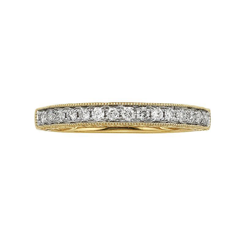The Regal Collection 14k Gold 1/4-ct. T.W. IGL Certified Diamond Wedding Ring, Women's, Size: 5, 14k White Gold Product Image