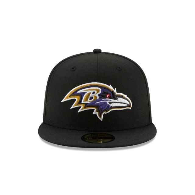 Baltimore Ravens Black 59FIFTY Fitted Hat Male Product Image